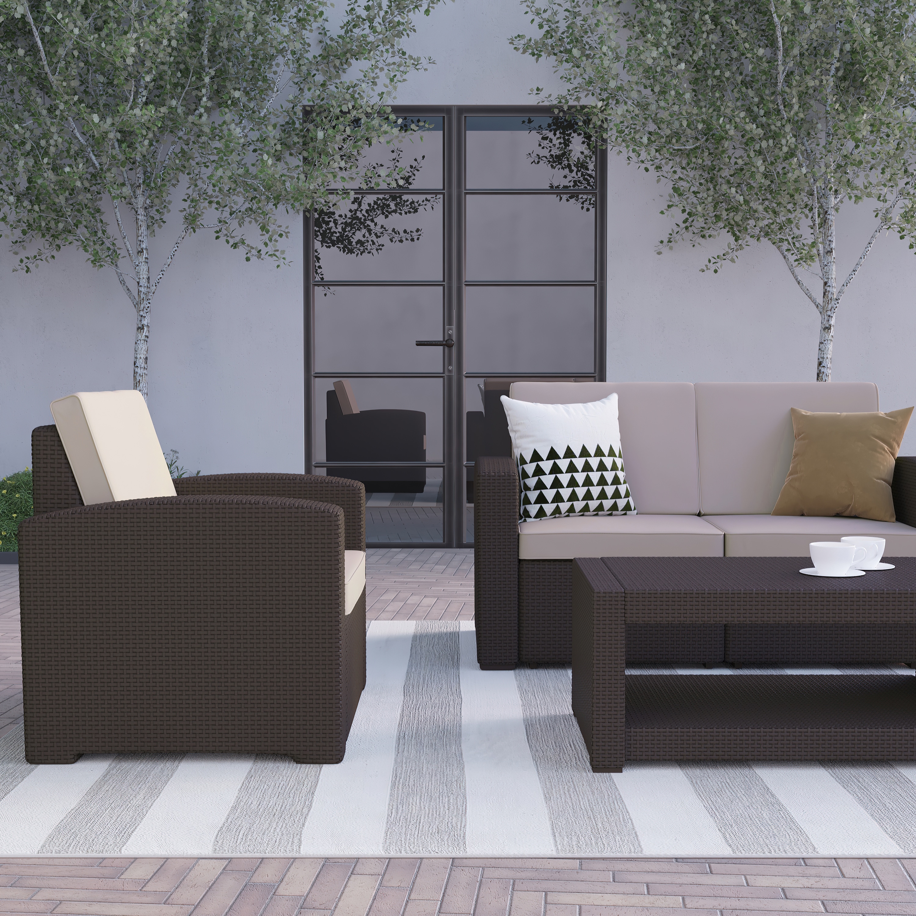 Flash Furniture 889142215776 Patio-Conversation-Sets - View #2