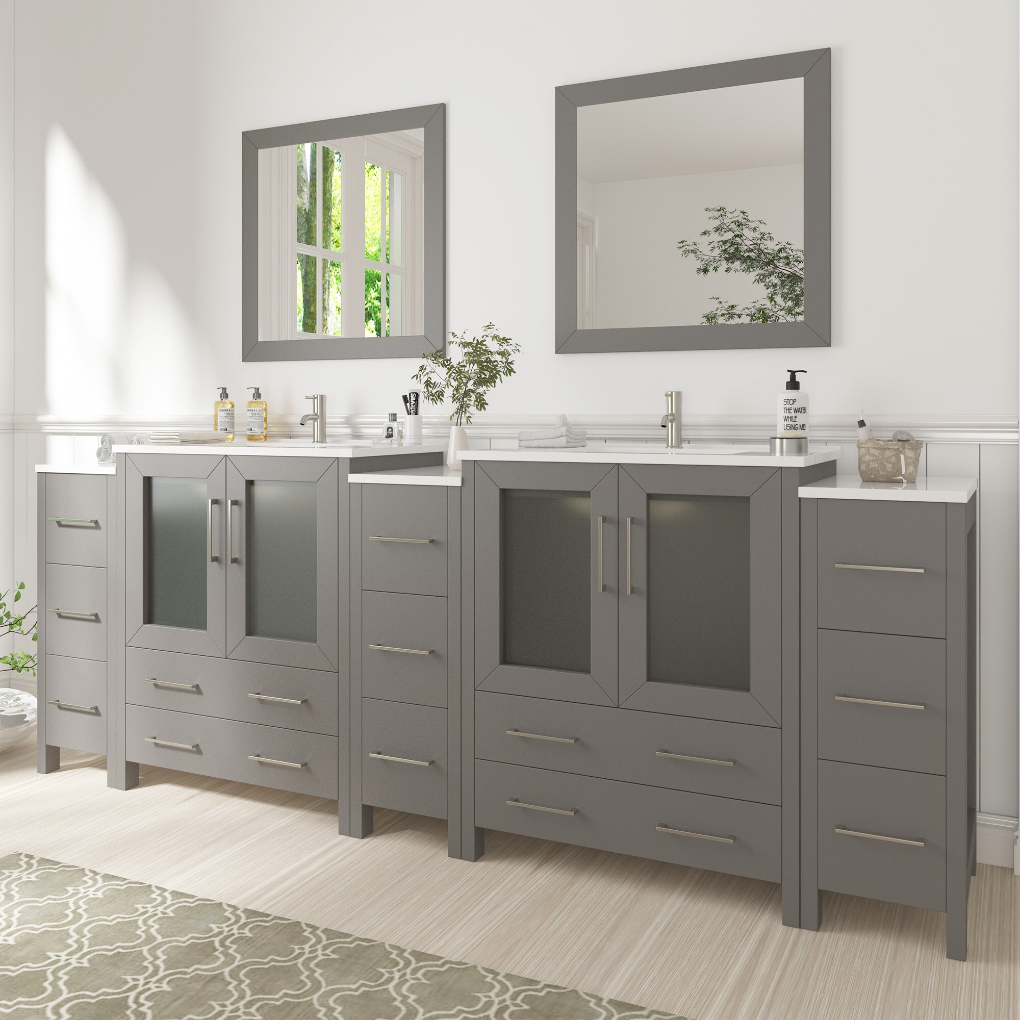 Vanity Art VA3024-84G Bath-Vanity-Combo - View #2