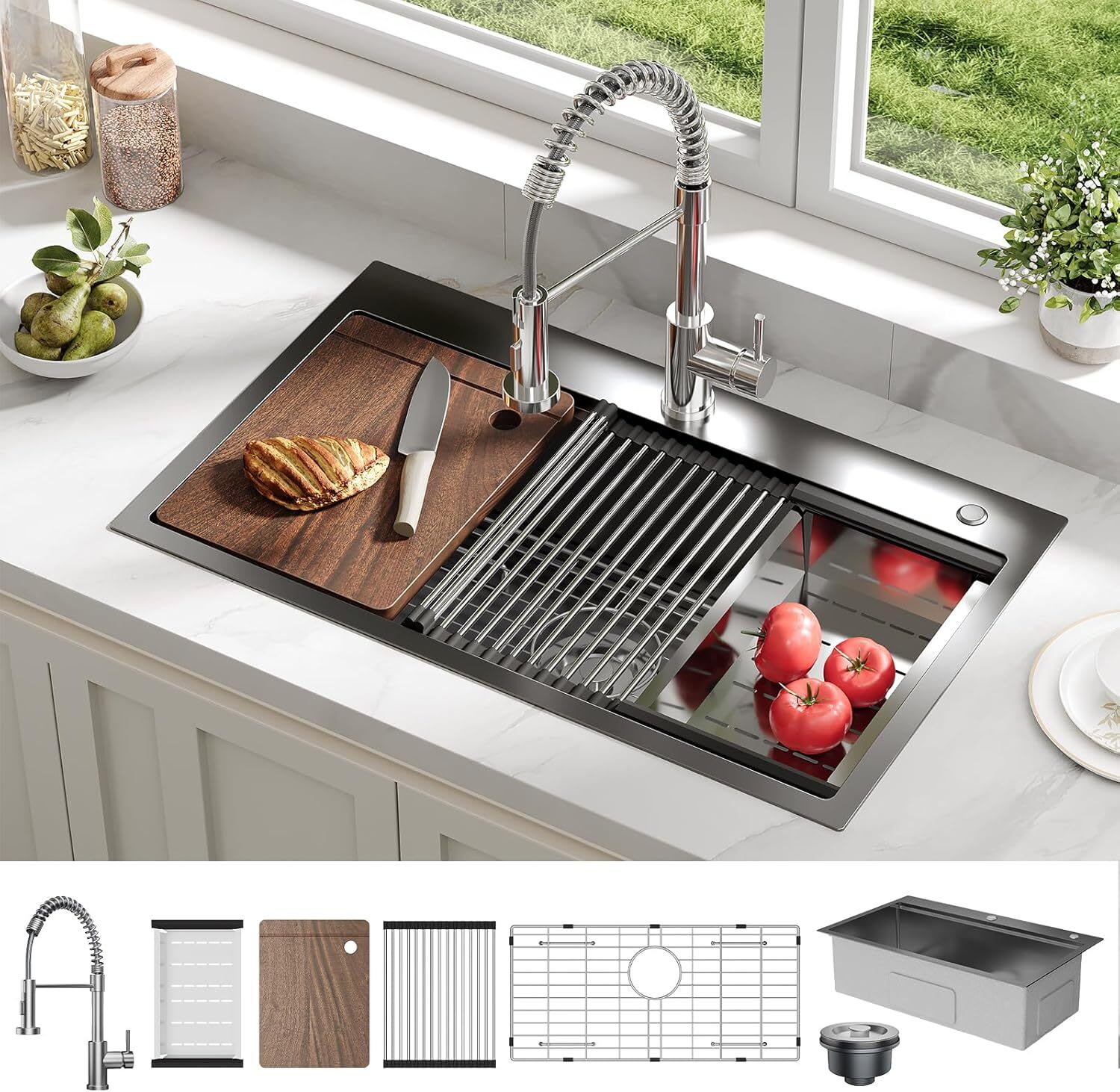 Qeetex GGL-PHO-354QBPS9 Bar-Prep-Sinks - View #5