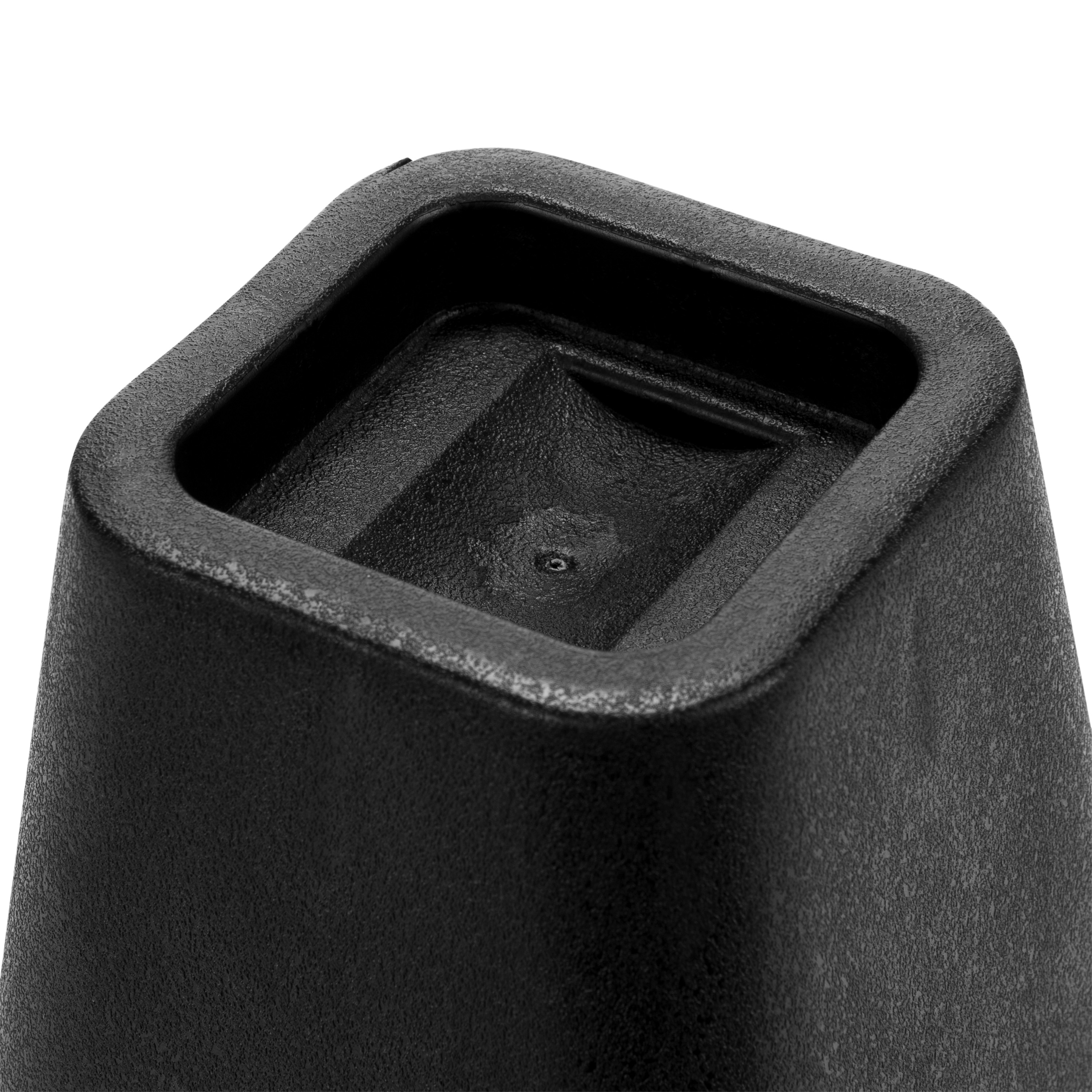 Simplify Black 6-Inch Plastic Bed Risers with Wheel Caster Stabilizer