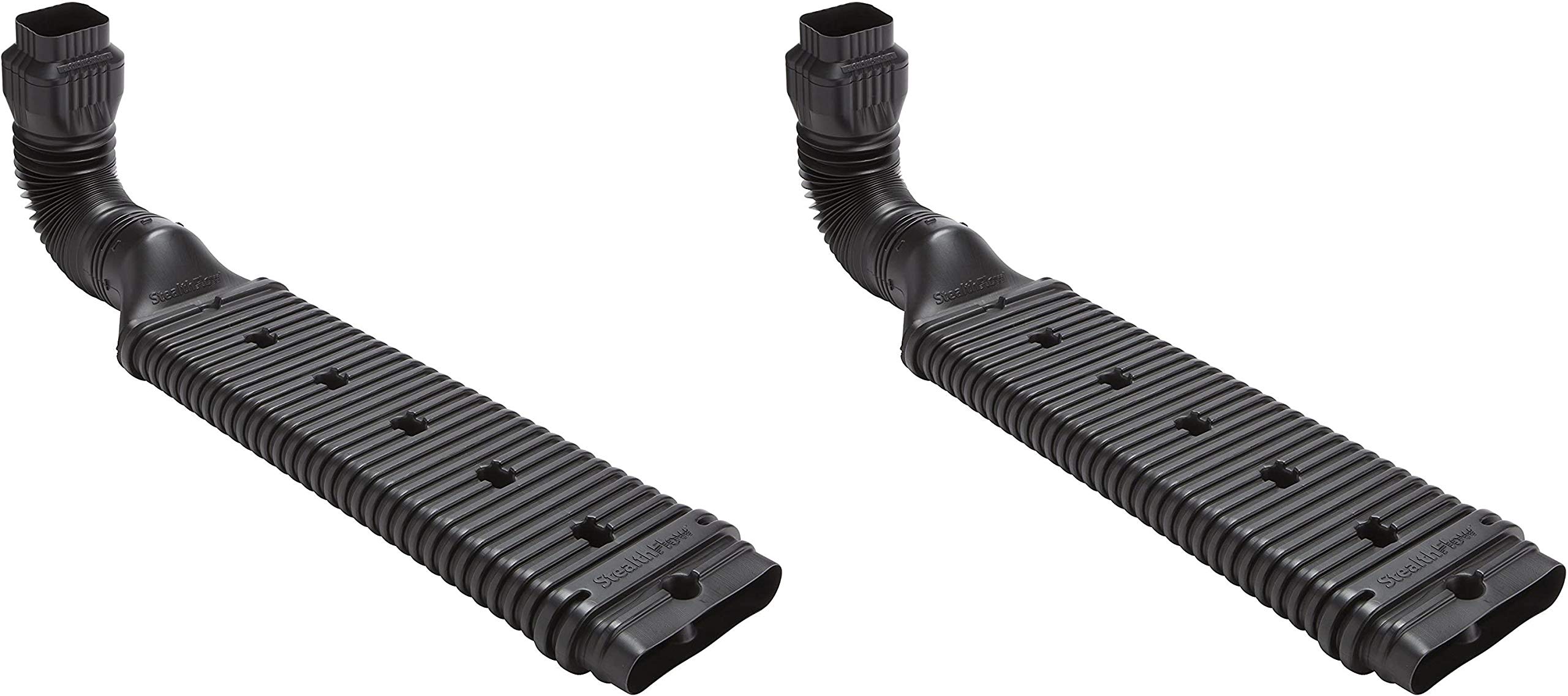 Amerimax  4601 Downspout Extension Black Pack of 2
