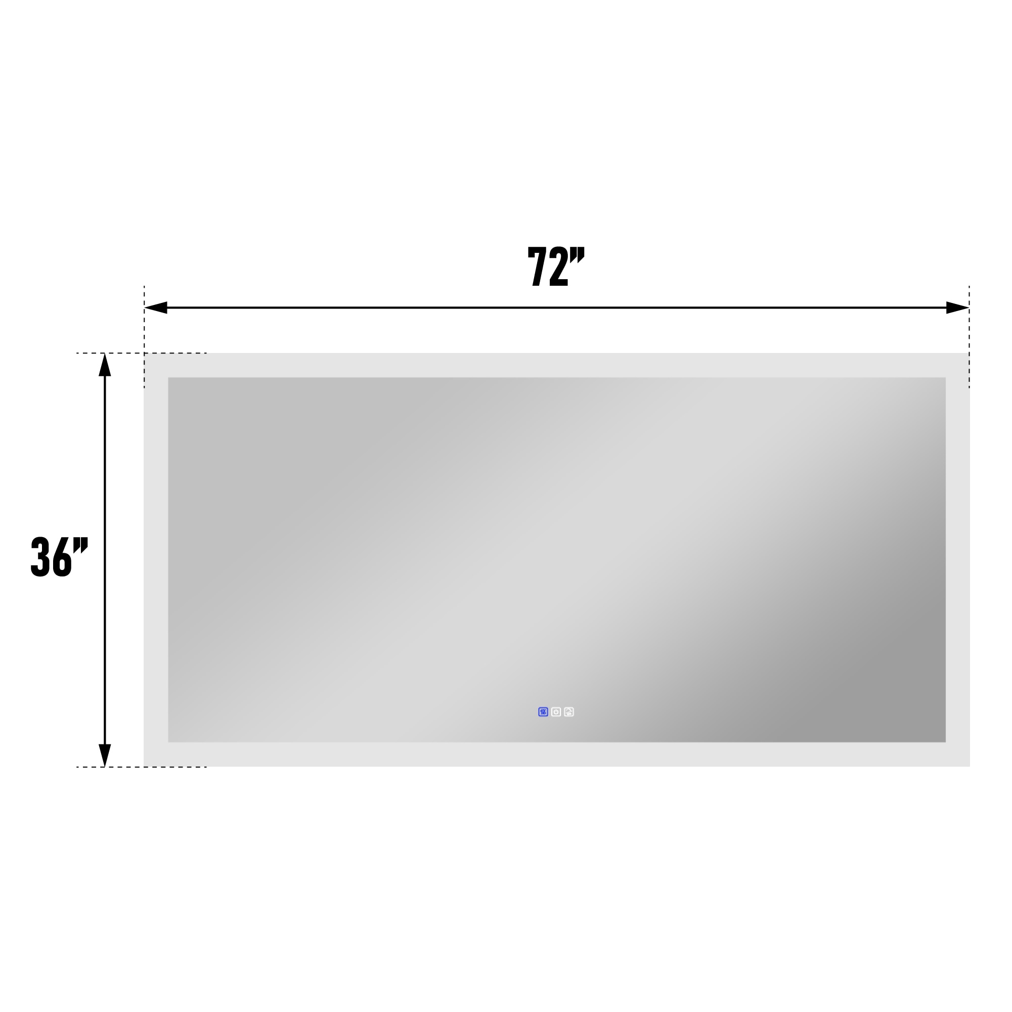 Forclover FLW-LP7236 Framed-Bath-Mirrors - View #8