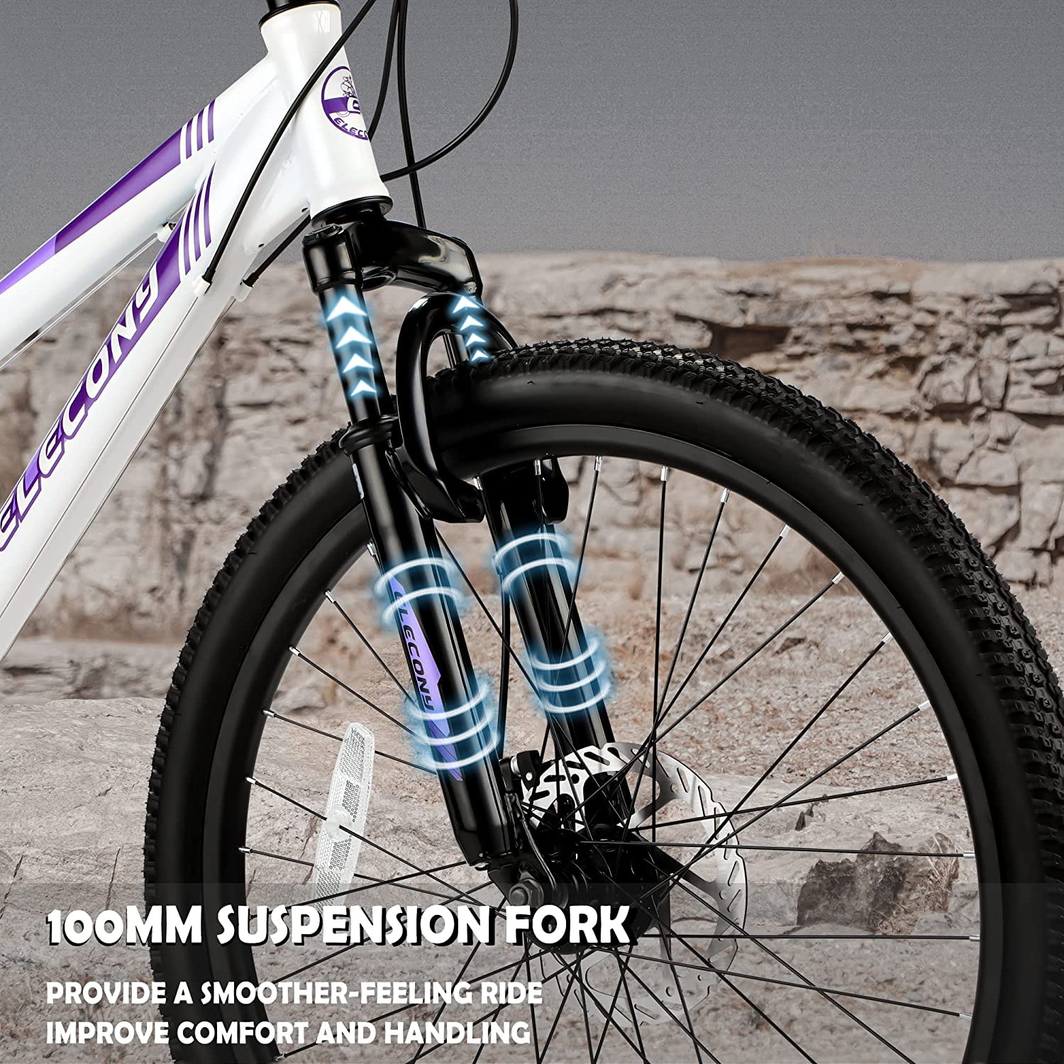 Ladies mountain bike store with suspension