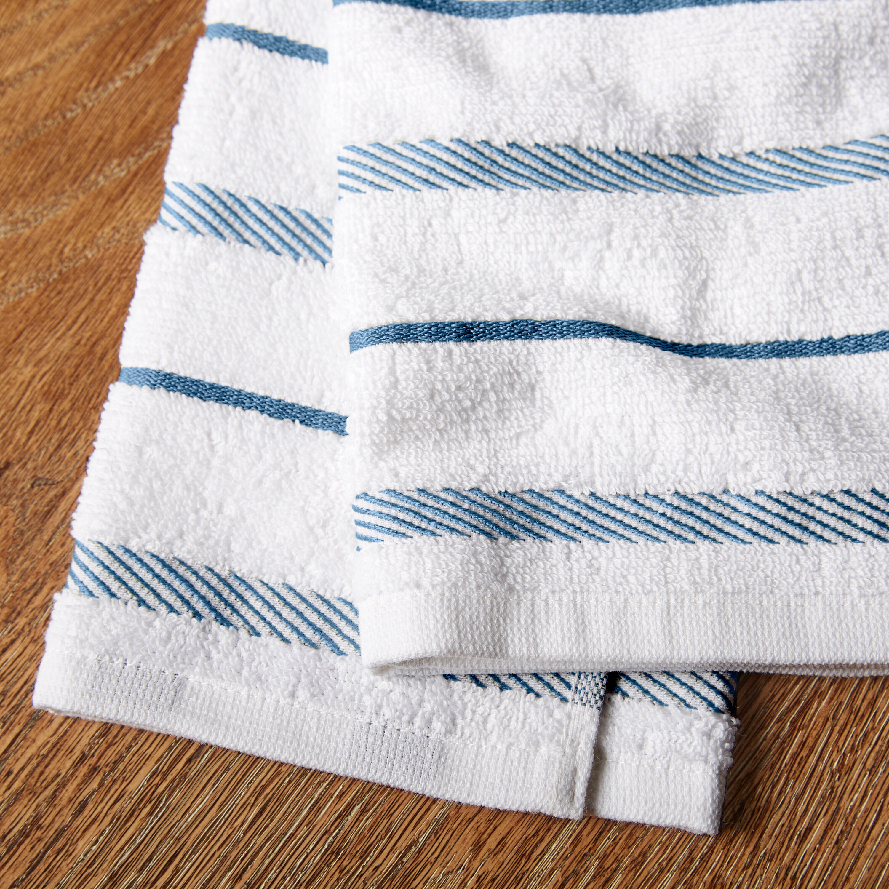 KitchenAid 4-Pack Cotton Stripe Any Occasion Kitchen Towel Set in