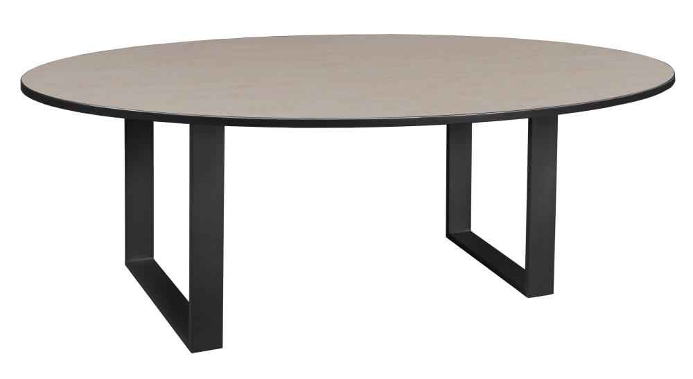 Regency STCTOV7842PLBK Structure Off-white 4-Person Training Table (78-in W x 29-in H)