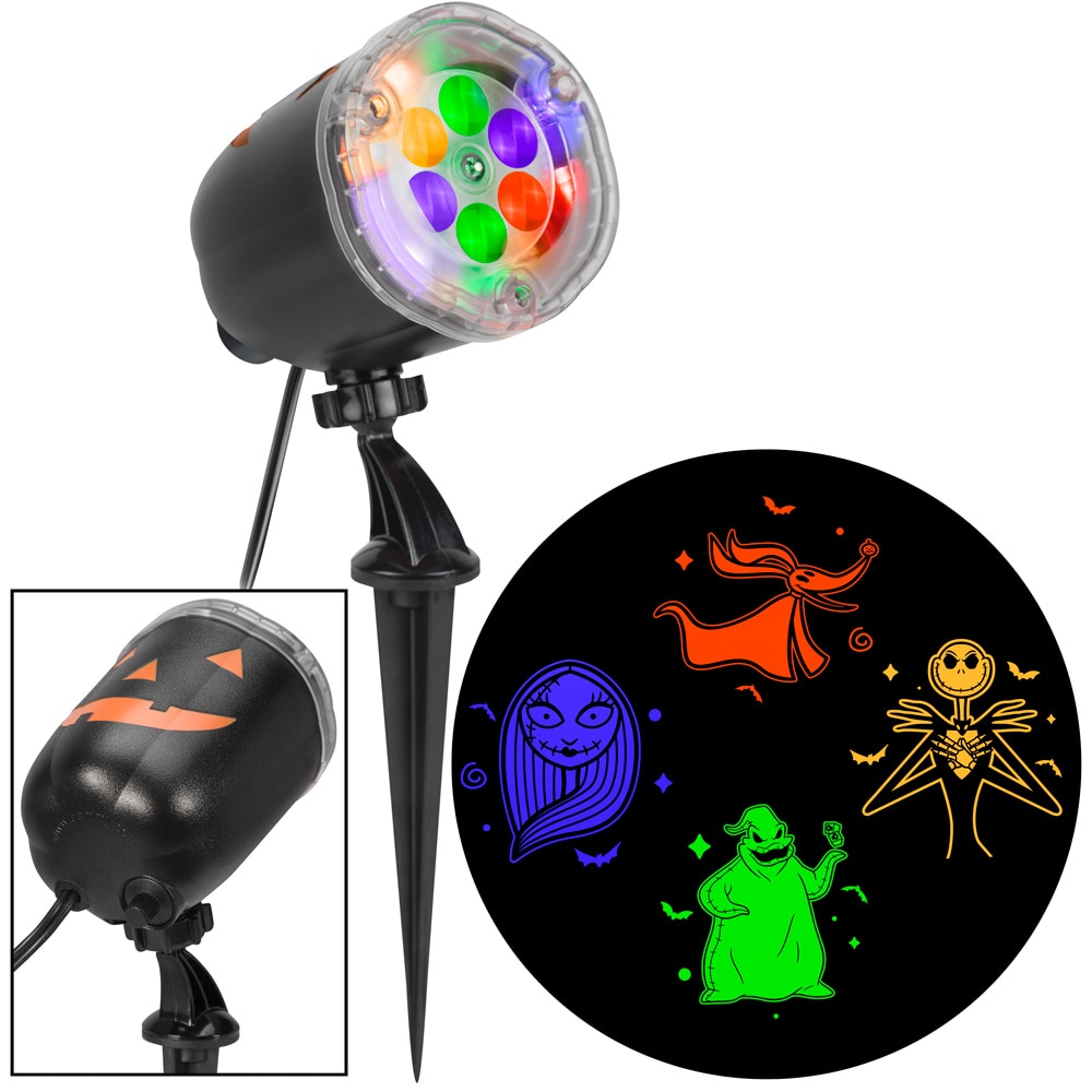 Disney Light Show 4-Count Shimmering LED Plug-In Multicolor Halloween ...