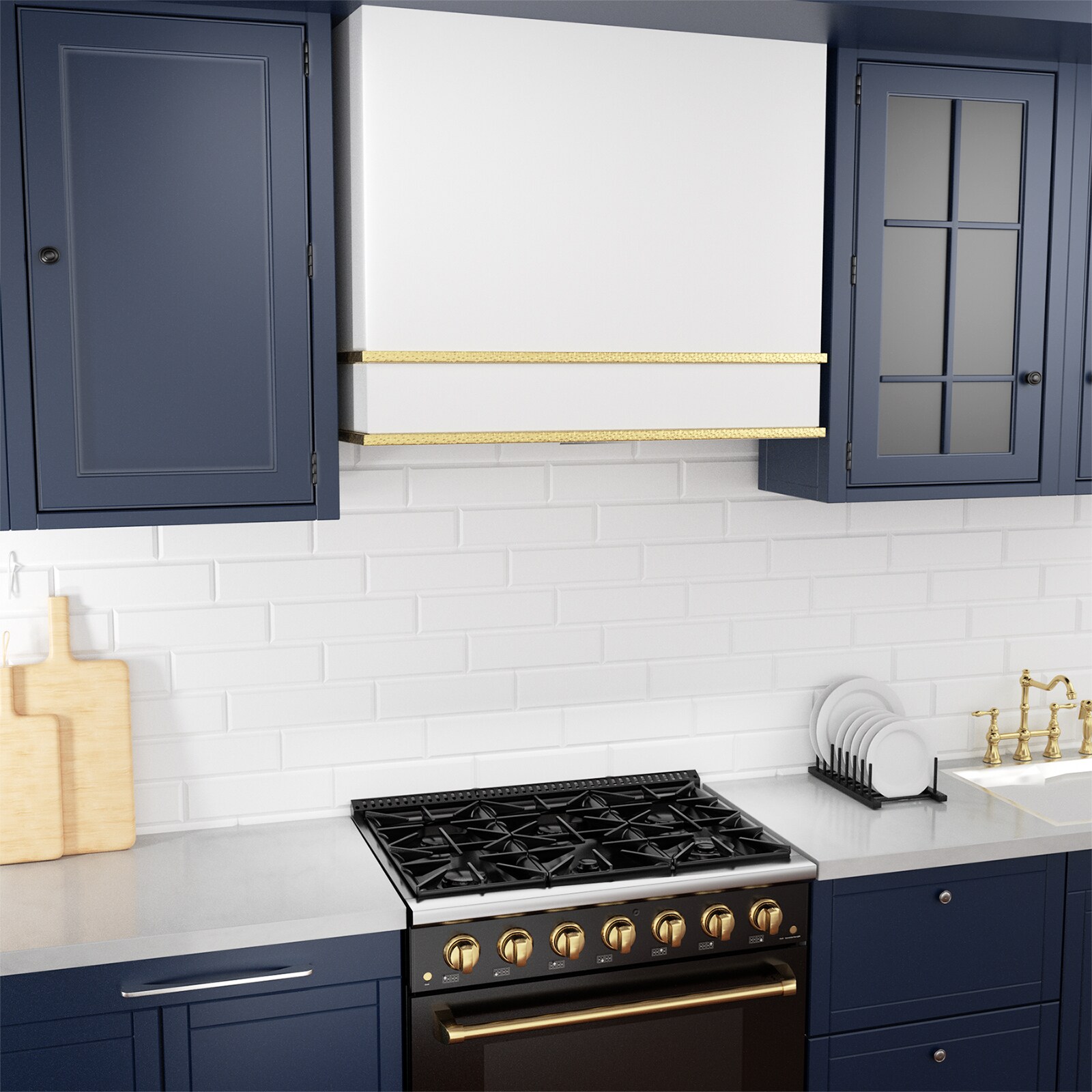 Akicon AK-HS36HB-SWG Wall-Mounted-Range-Hoods - View #6