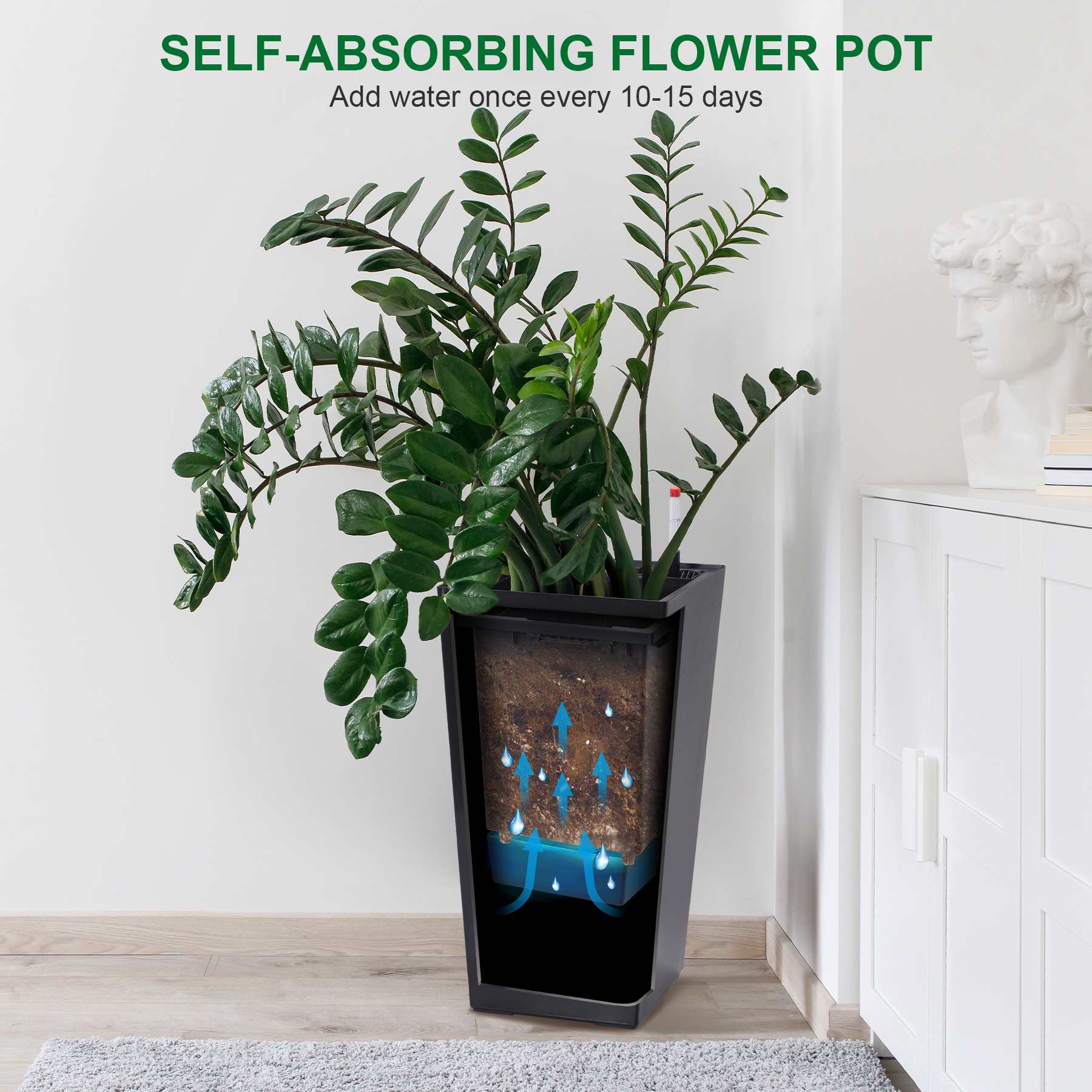 Qeetex CJ-PHO-11GDAPZN Planter-Window-Box - View #6