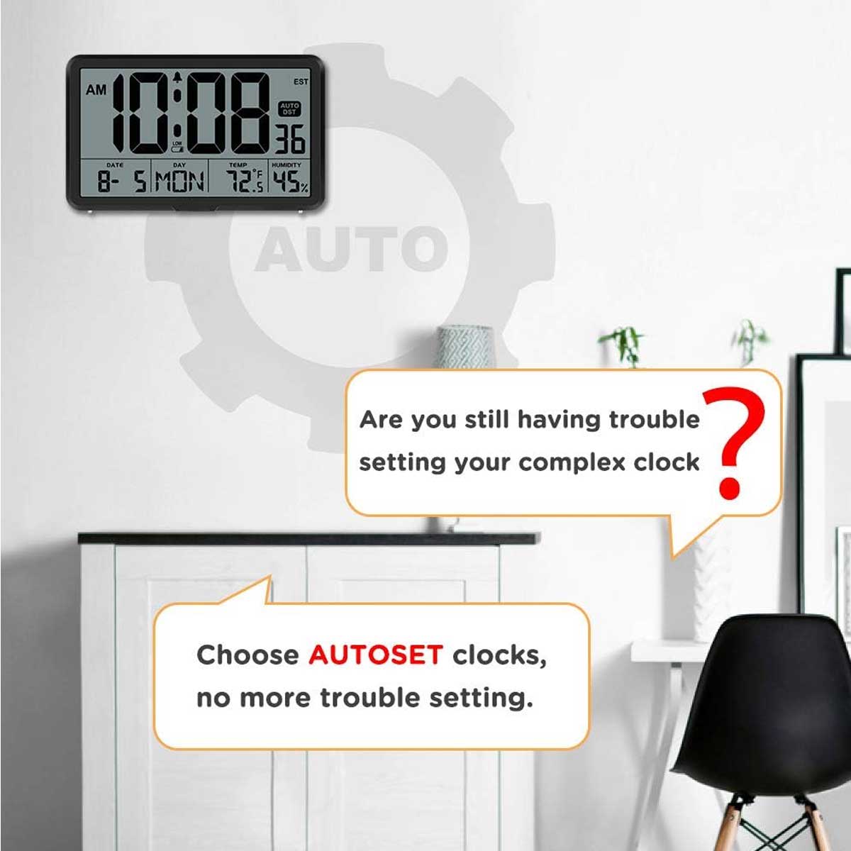 Aoibox TTS9306 Indoor-Outdoor-Clocks - View #3