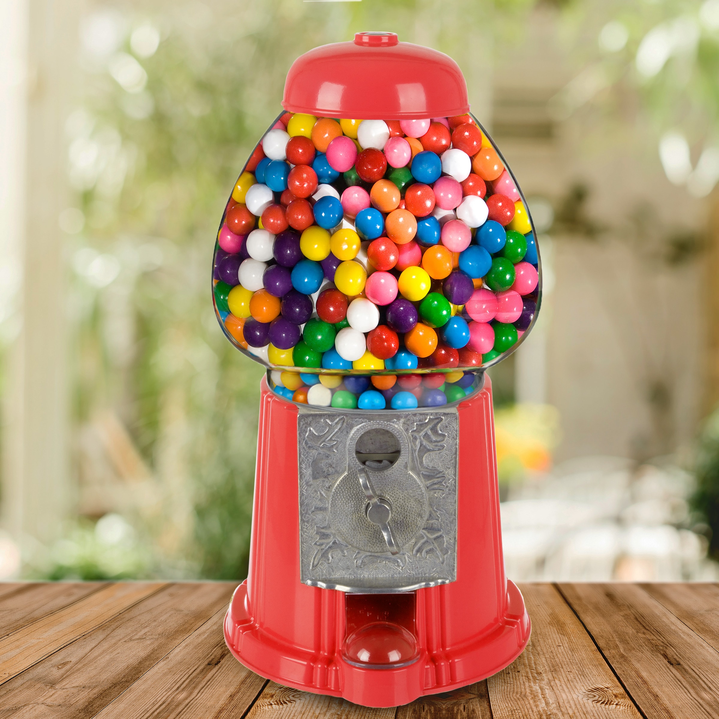 Get your candy fix and more with this old fashioned gumball