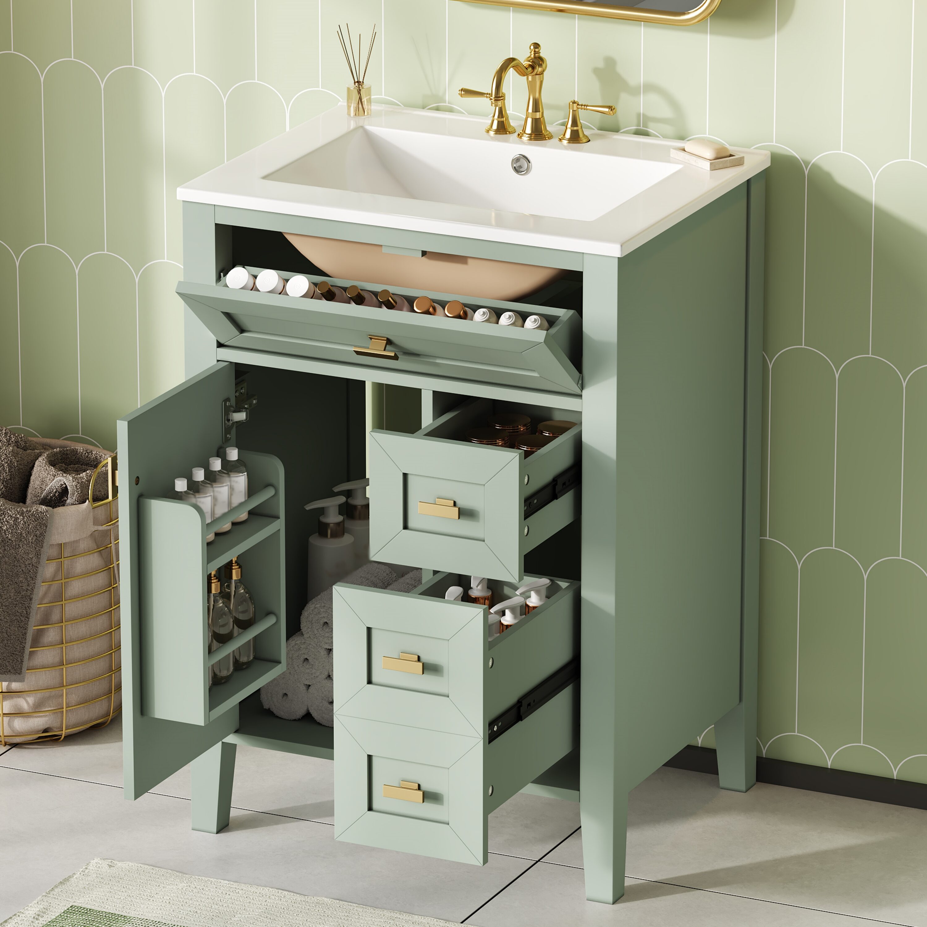 LUXEYARD DS-R-O-836 Bath-Vanity-Combo - View #2