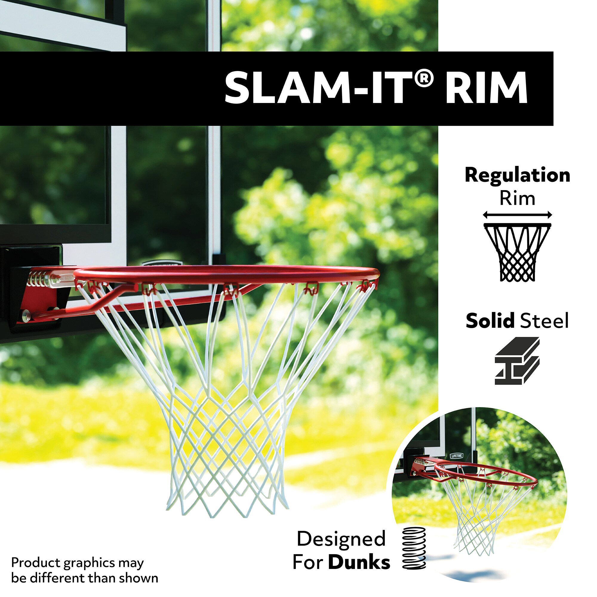 LIFETIME PRODUCTS 1558 Basketball-System - View #3
