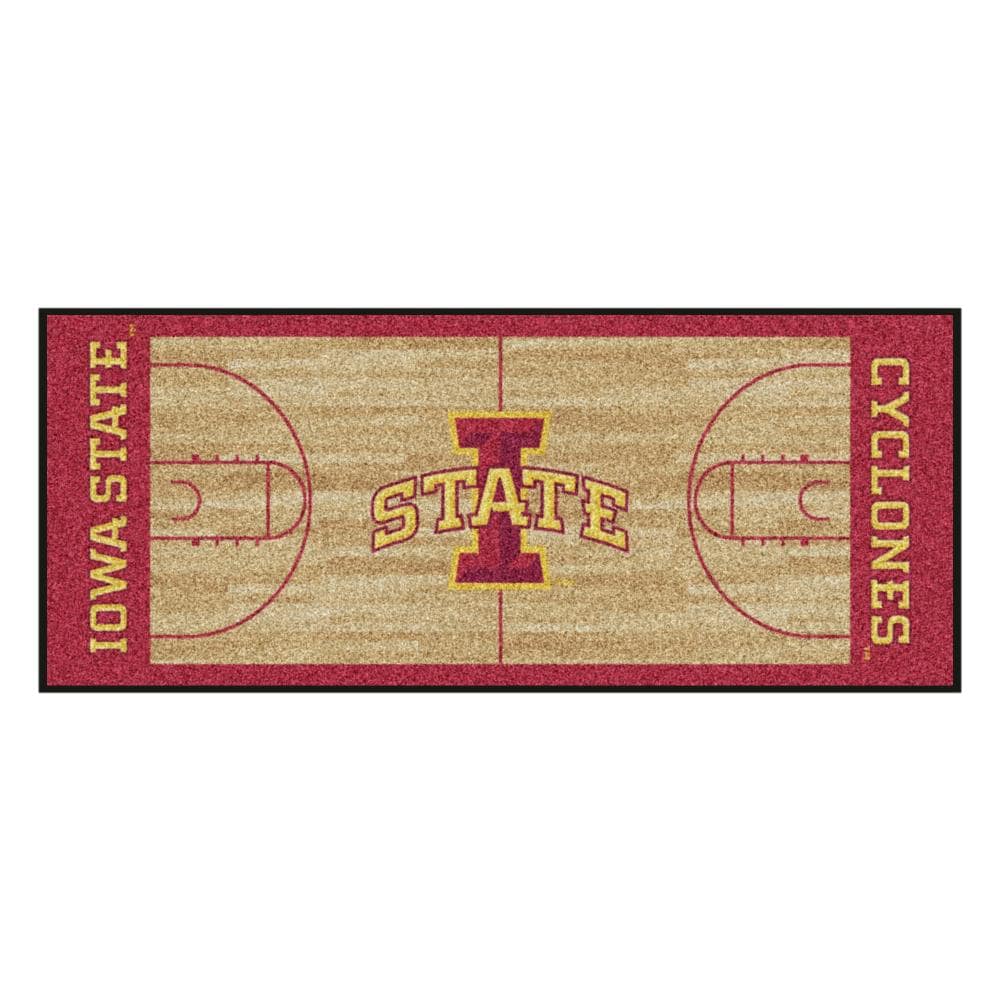 FANMATS 27336 NCAA Court Runner 2 x 6 (ft) Tufted Nylon Red Rectangular Indoor Runner rug