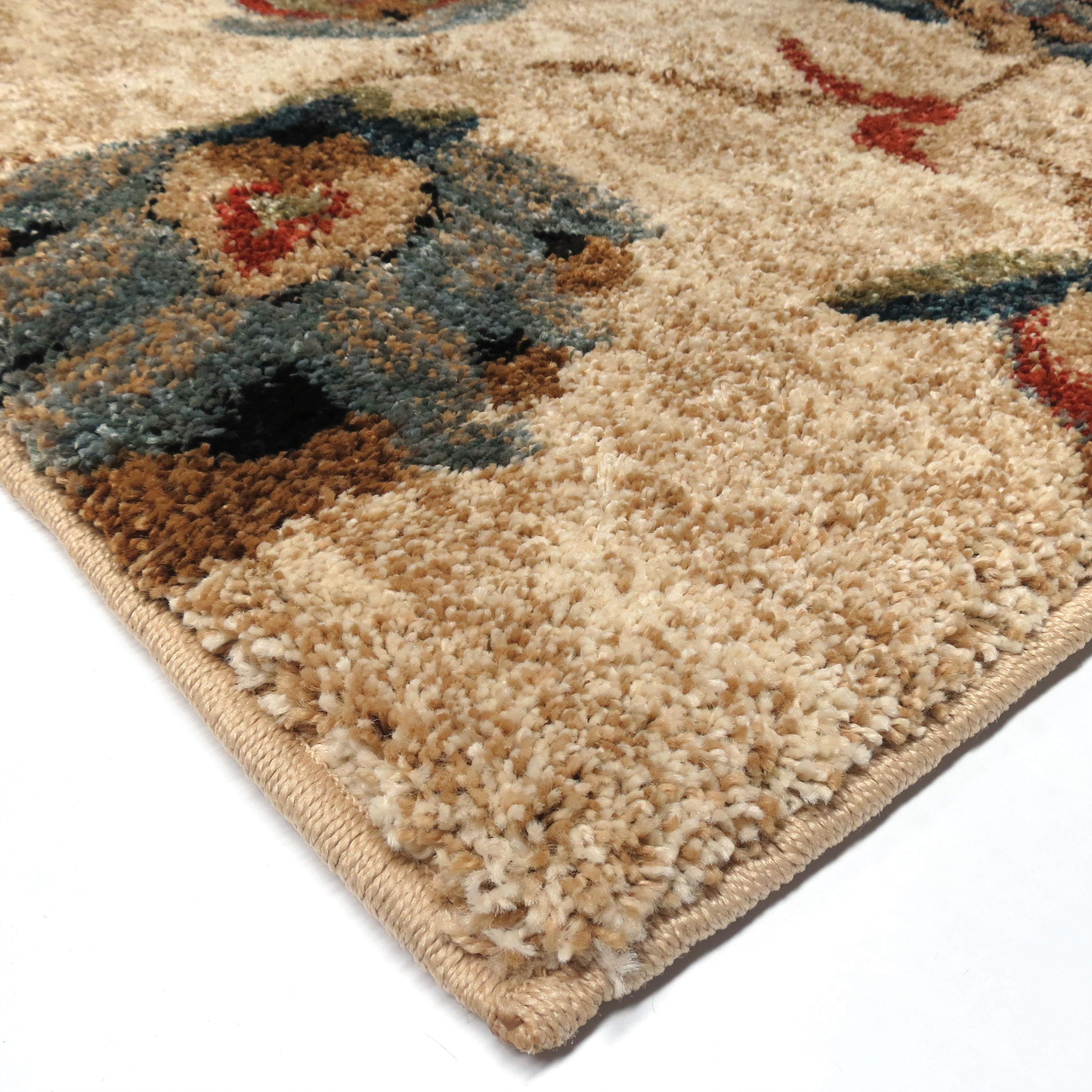 Orian Rugs Floral Beaches 5 X 8 (ft) Beige Floral Area Rug In The Rugs ...