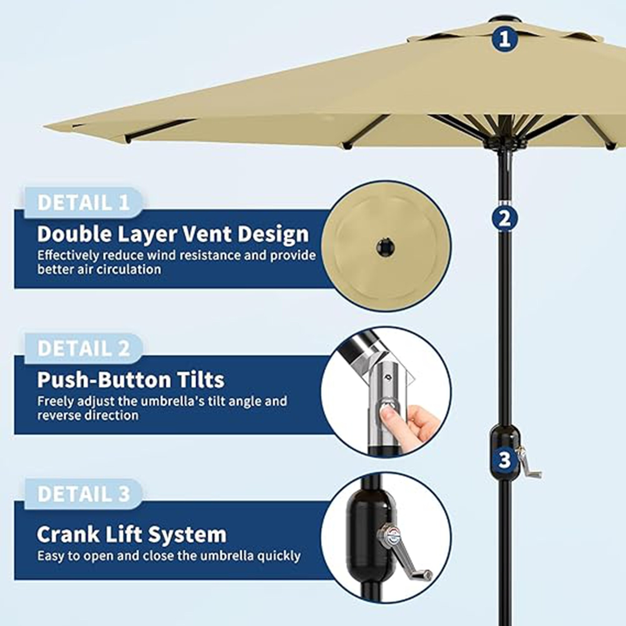 Qeetex LSHQQPPG-334UDXA8 Umbrellas-2 - View #6
