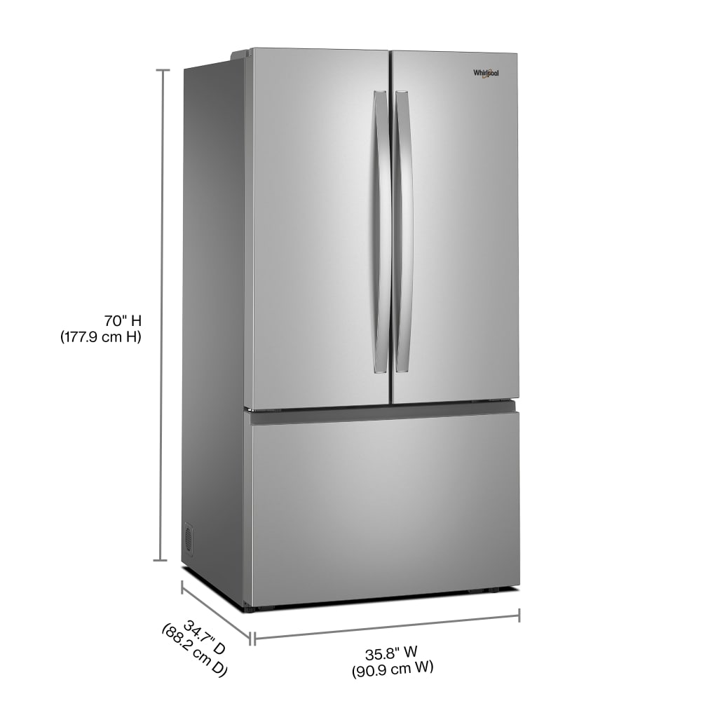 Whirlpool WRFF3136SZ French-Door-Refrigerators - View #3