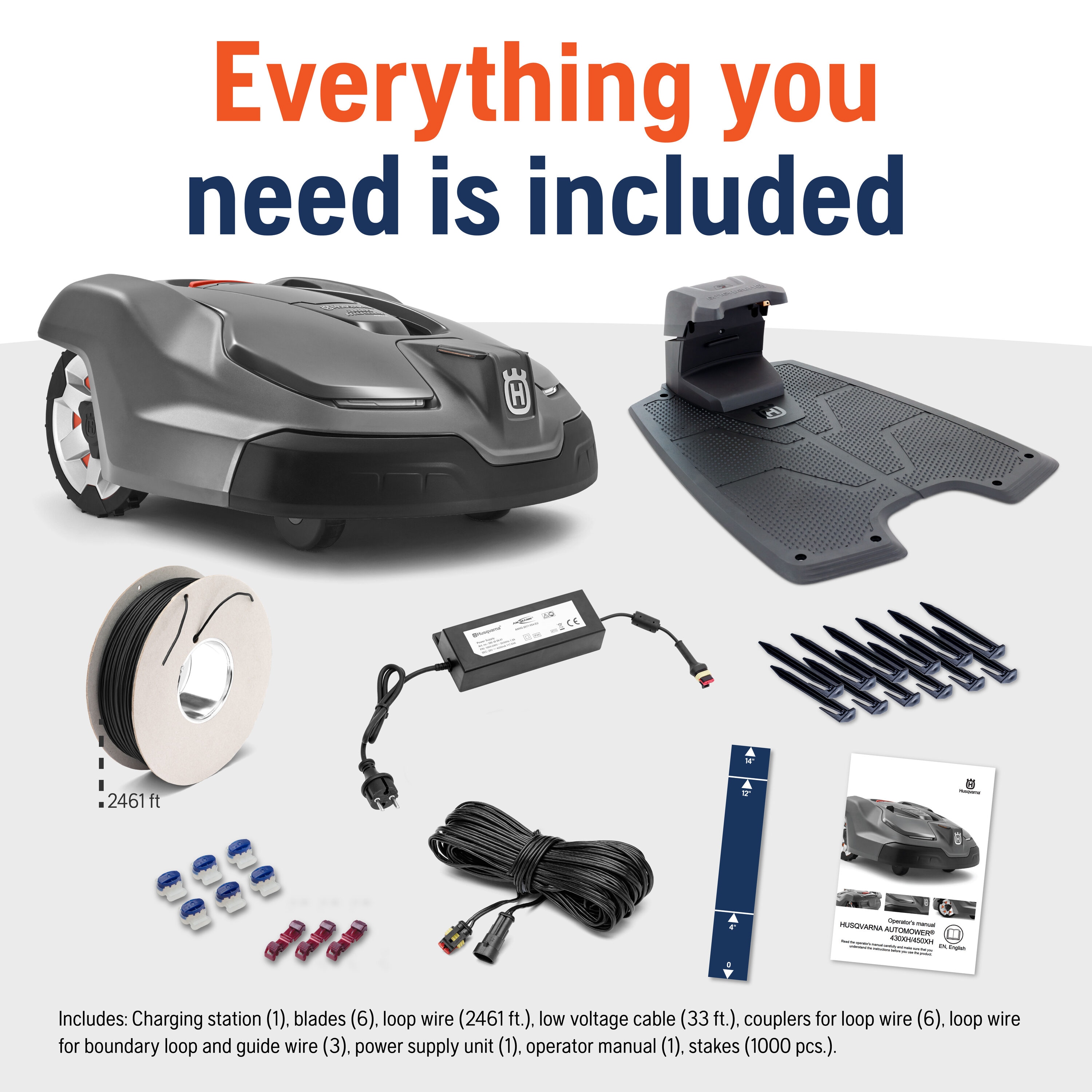 Husqvarna Automower 430XH Robotic Lawn Mower with GPS Assisted
