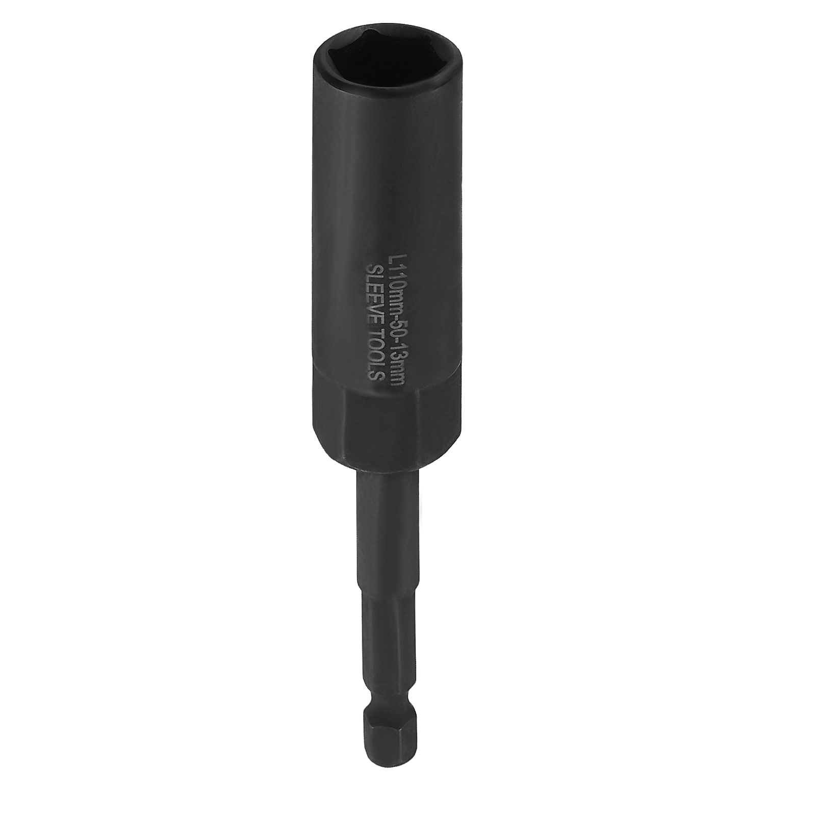Harfington Nut Driver Drill Bit 13mm Metric Deep Socket 1/4 Inch Hex Shank 4.3 Inch (110mm) Extra Long 6-Point Sockets Quick Change CR-V Steel Bolt Setters for Power Drill Drivers #S26030900UX3039