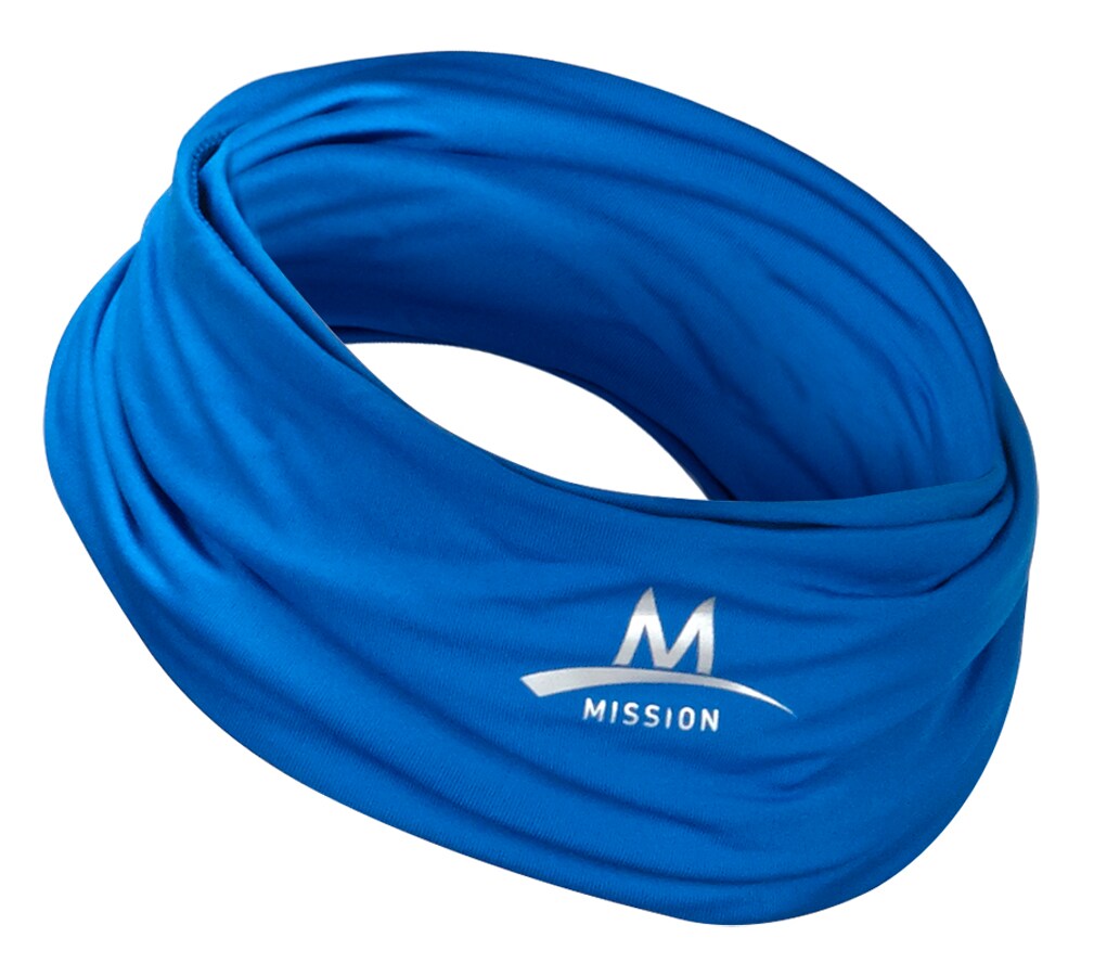 Mission 108013 Blue Polyester Towel