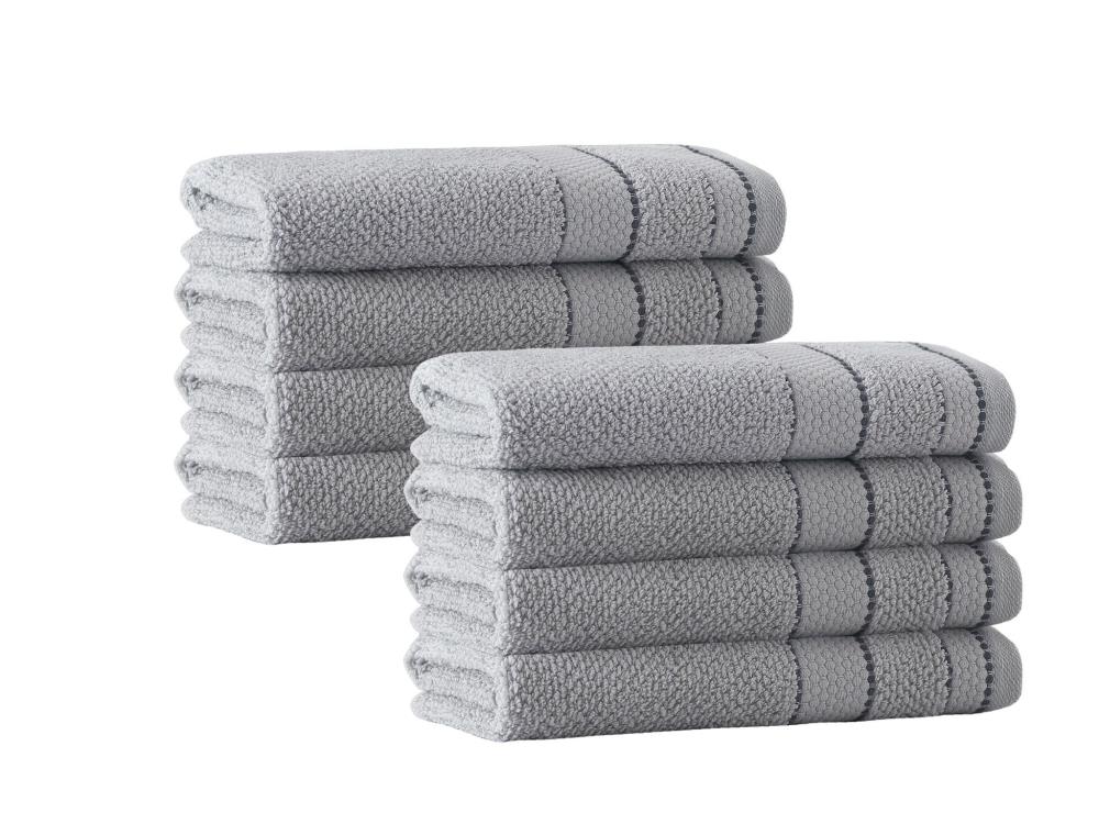 Enchante Home Ela 4 pcs White Turkish Cotton Hand Towels