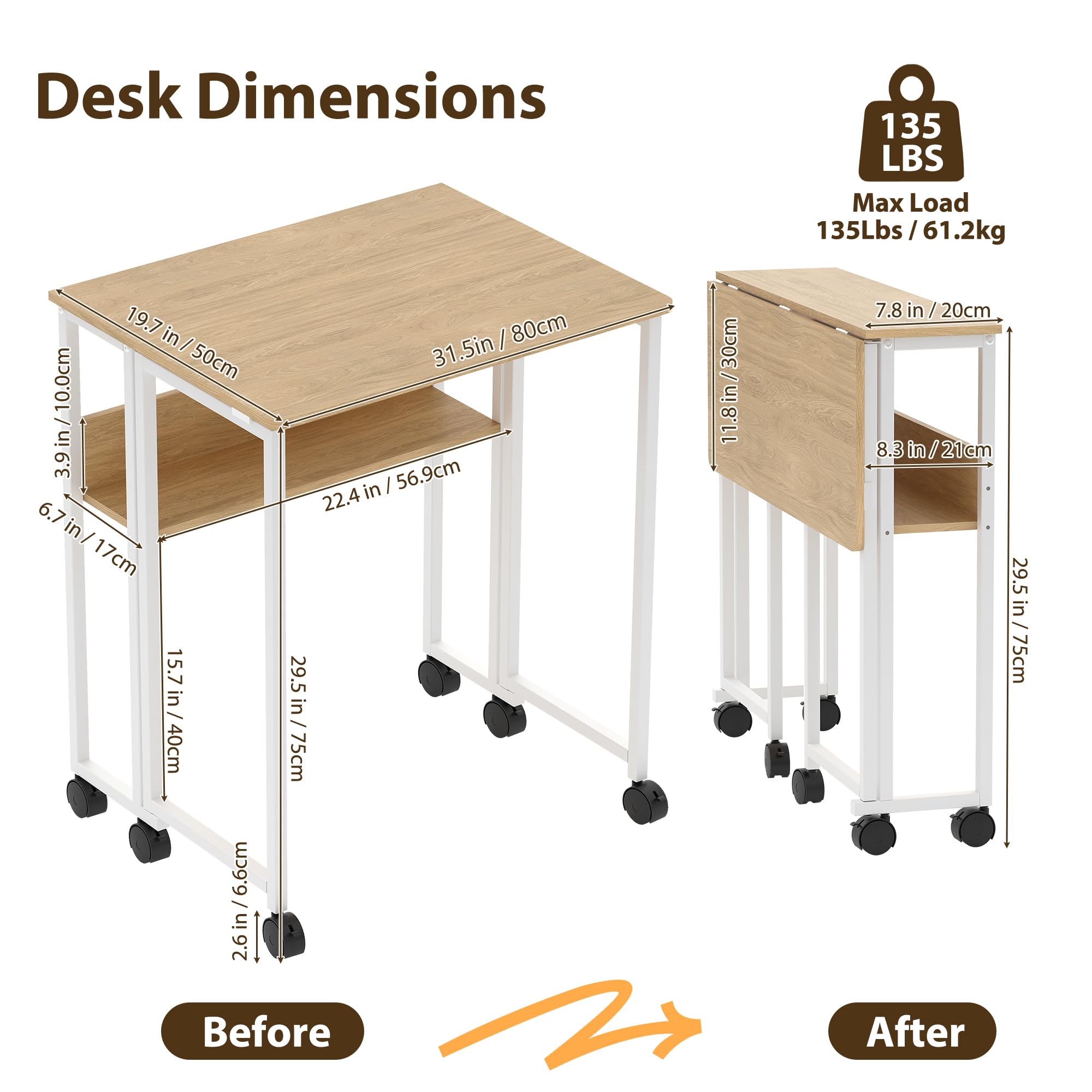 GarveeLife BVO-602T8P-T8 desks - View #2