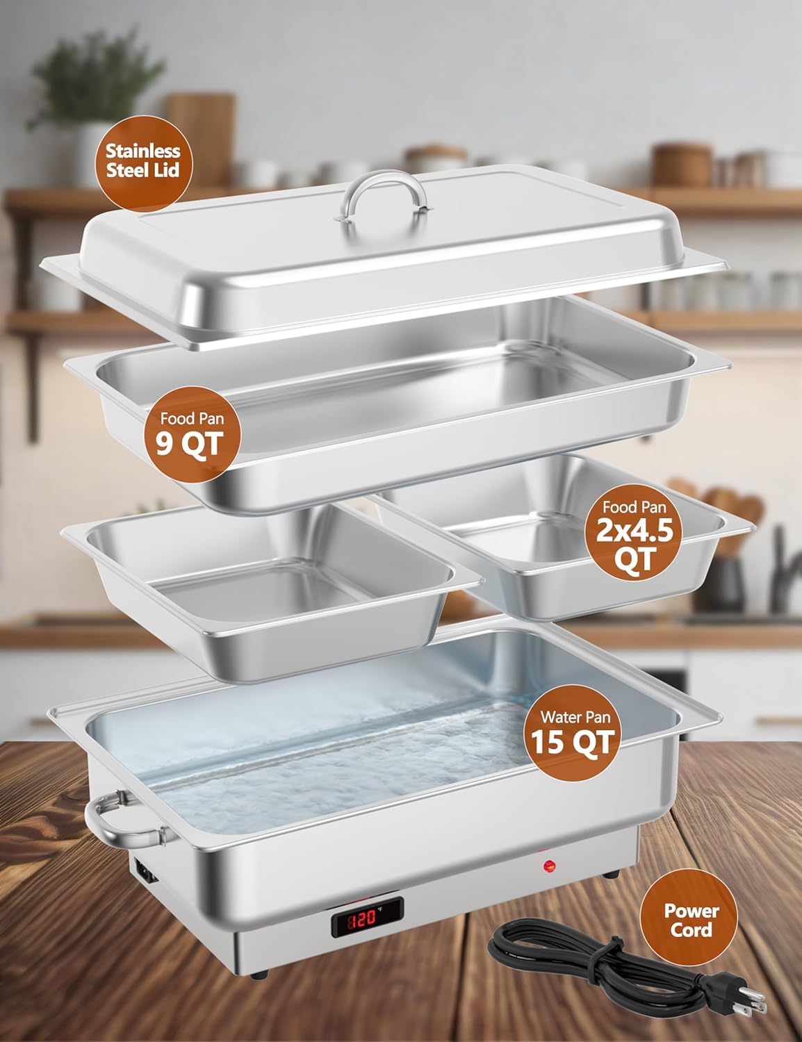 DEXSO ENCOREPHKBA6468 Buffet-Servers - View #4