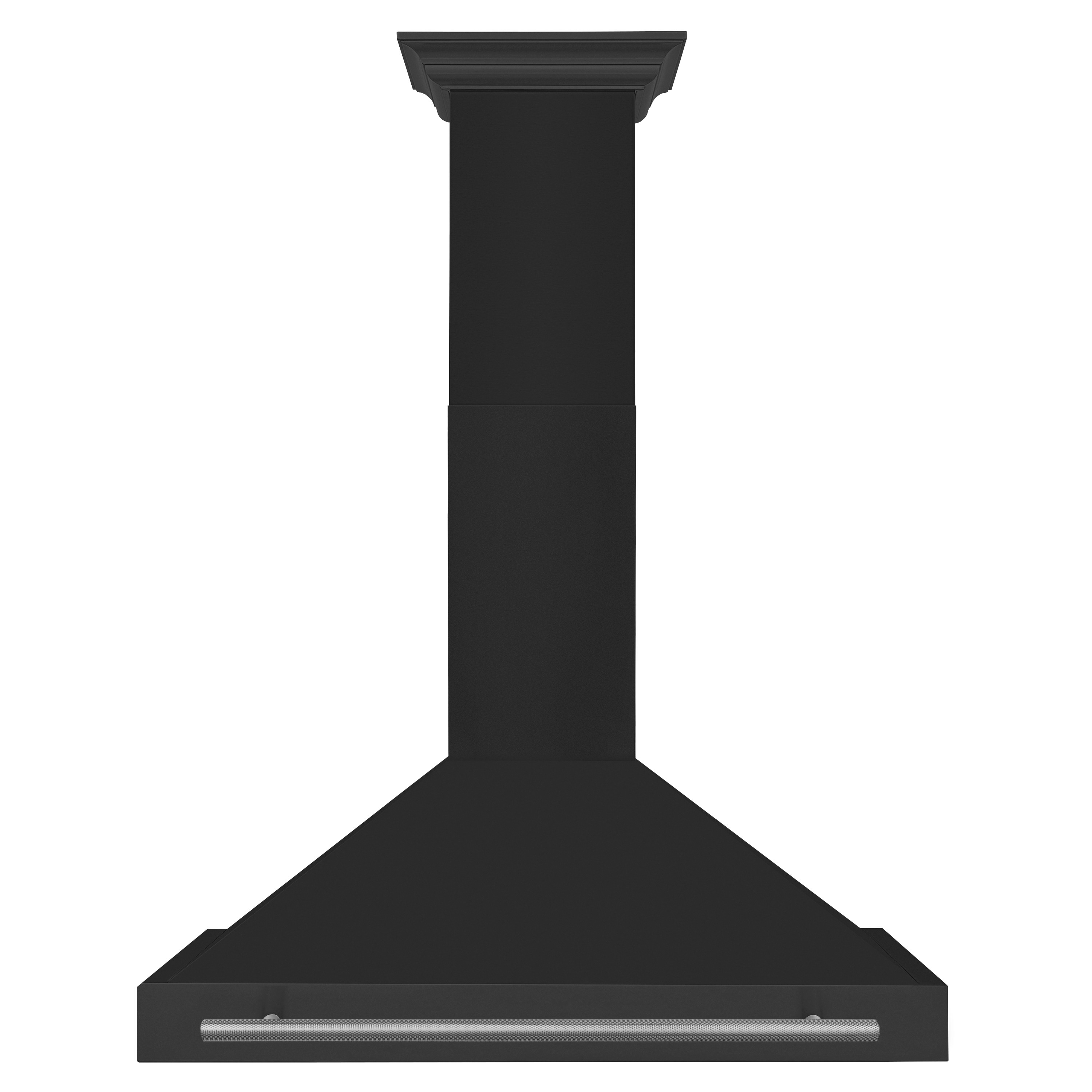 ZLINE KITCHEN & BATH BSKB4L-36-KST 36 inch Convertible 400-CFM Black Stainless Steel, Stainless Steel Helix Handle Wall-Mounted Range Hood