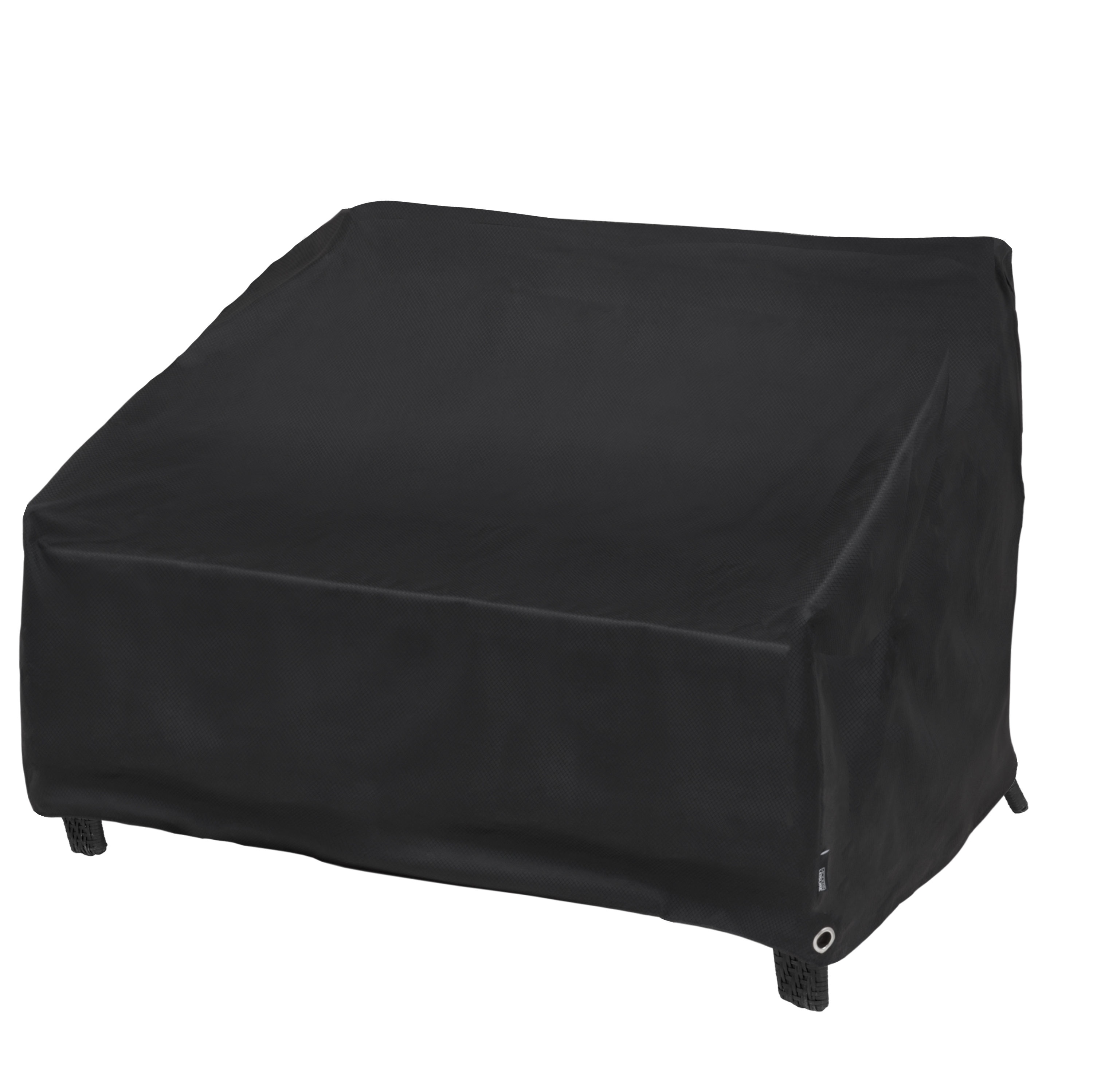 Modern Leisure 3084 Black Polyester Patio Furniture Cover For Loveseat