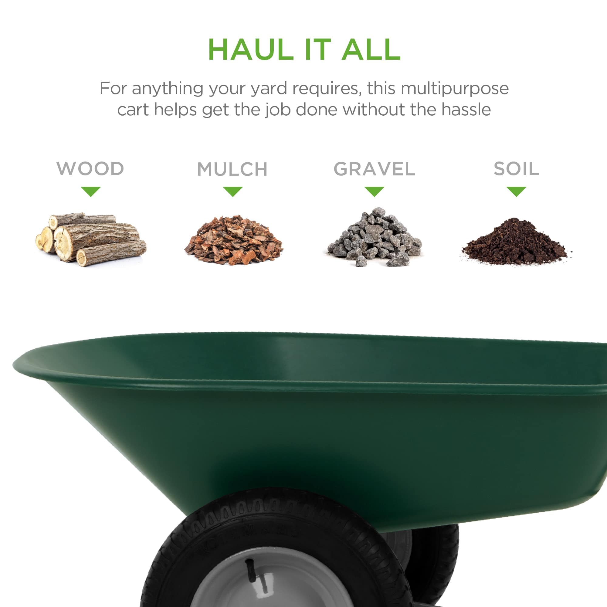 Best Choice Products SKY2705 wheelbarrow - View #2
