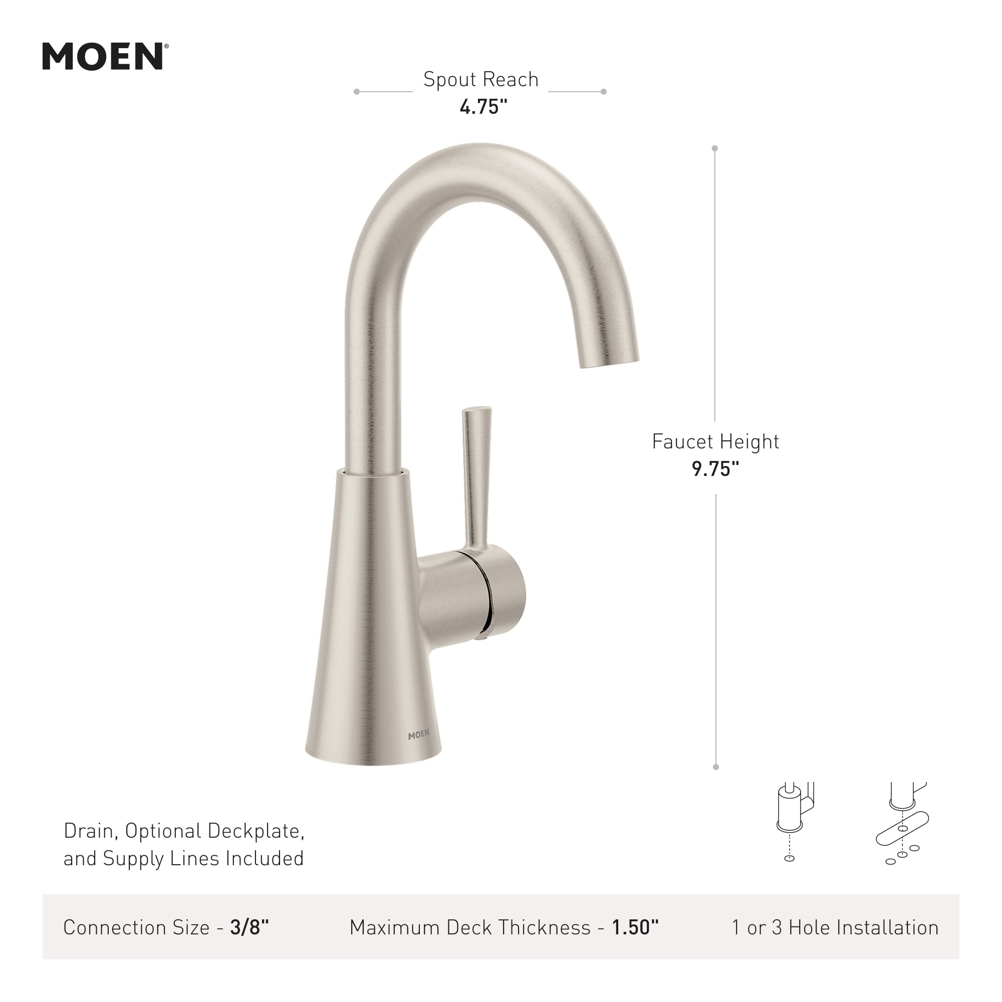 Moen 84021 Lavatory-Faucets - View #4