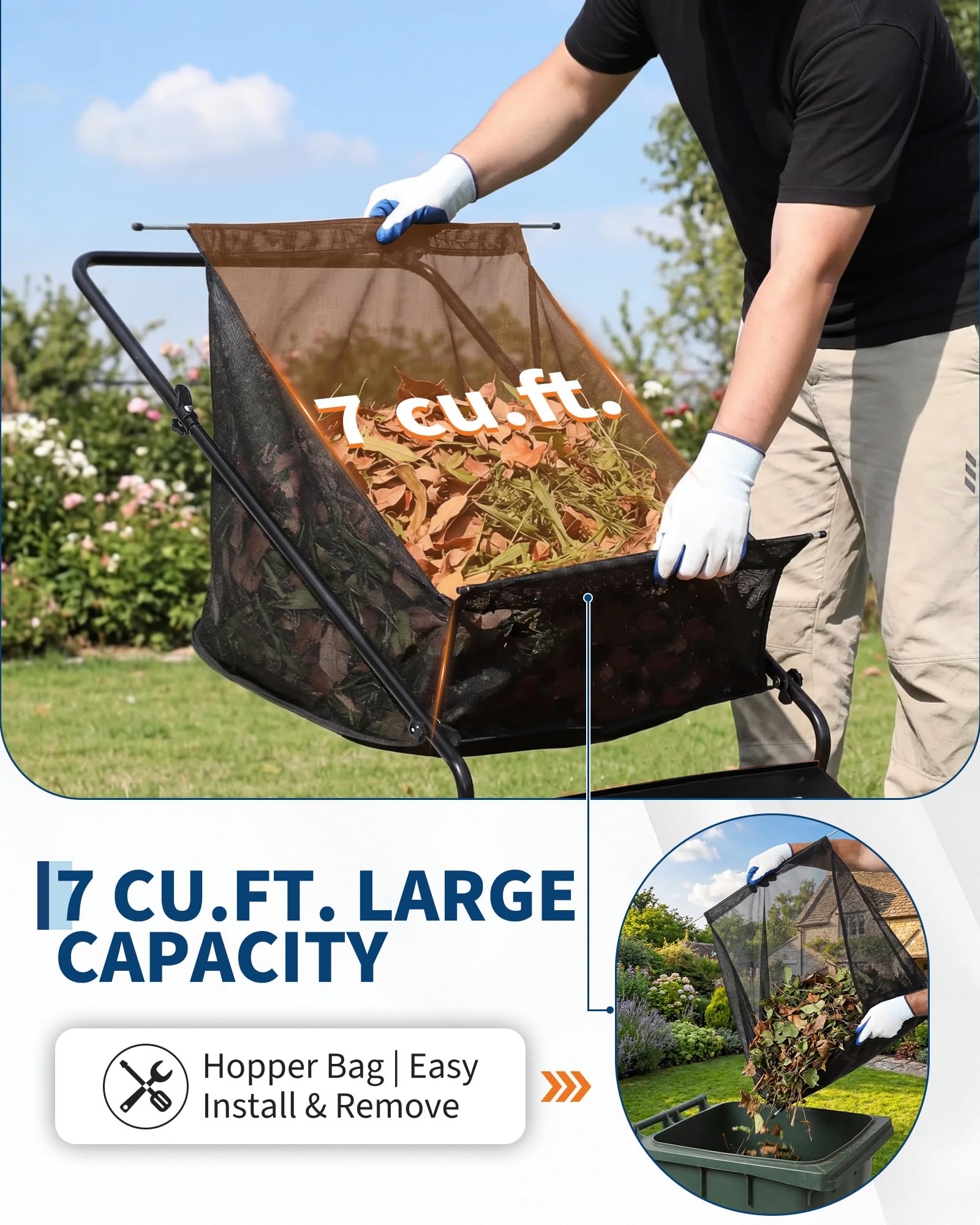 Garvee LYUTRPPG-364QYIL7 lawnsweeper - View #3