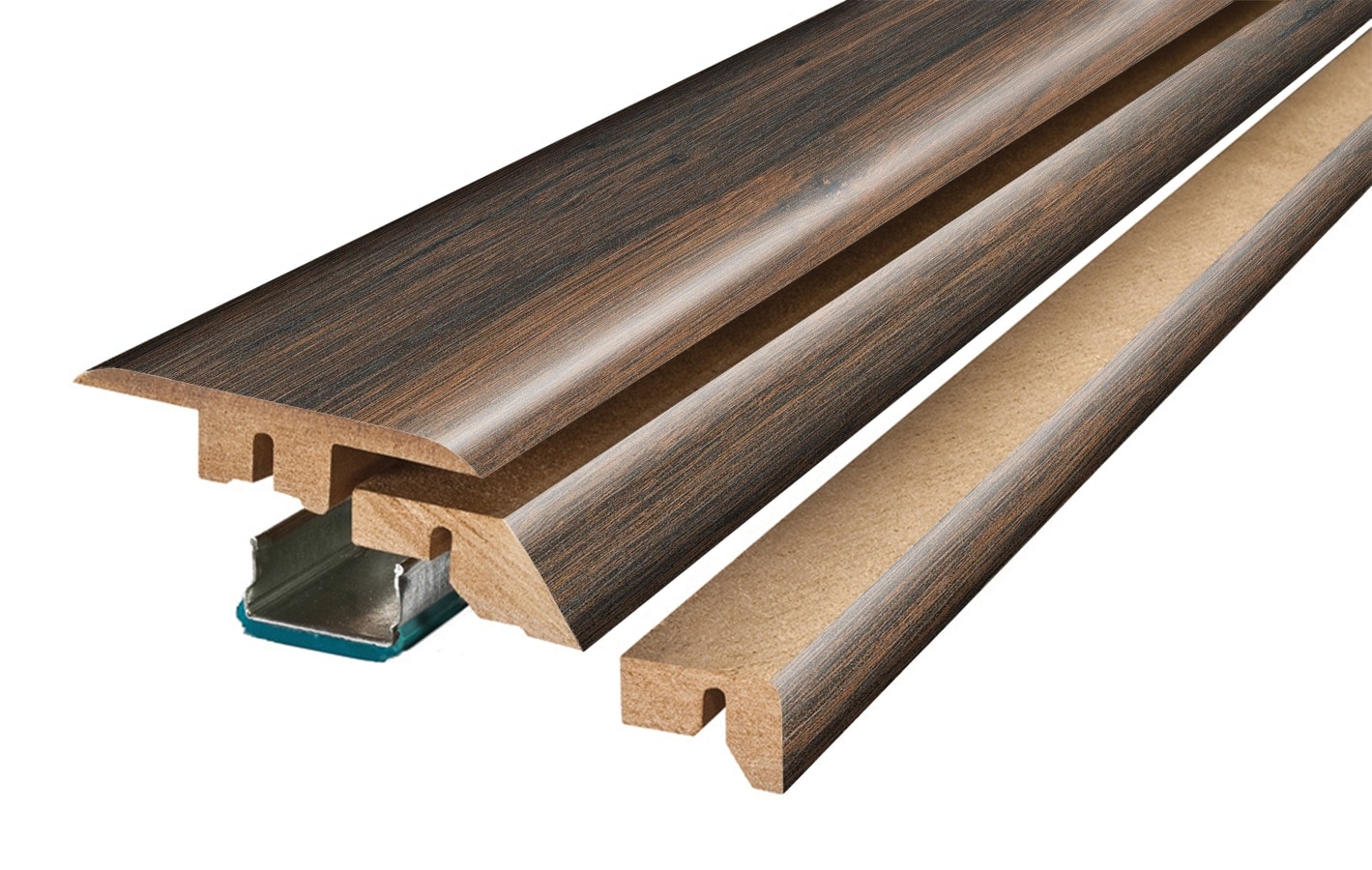 Project Source MG000938 Reclaimed 0.75-in T x 2.37-in W x 78.7-in L Laminate Wood Multi-purpose Floor Moulding