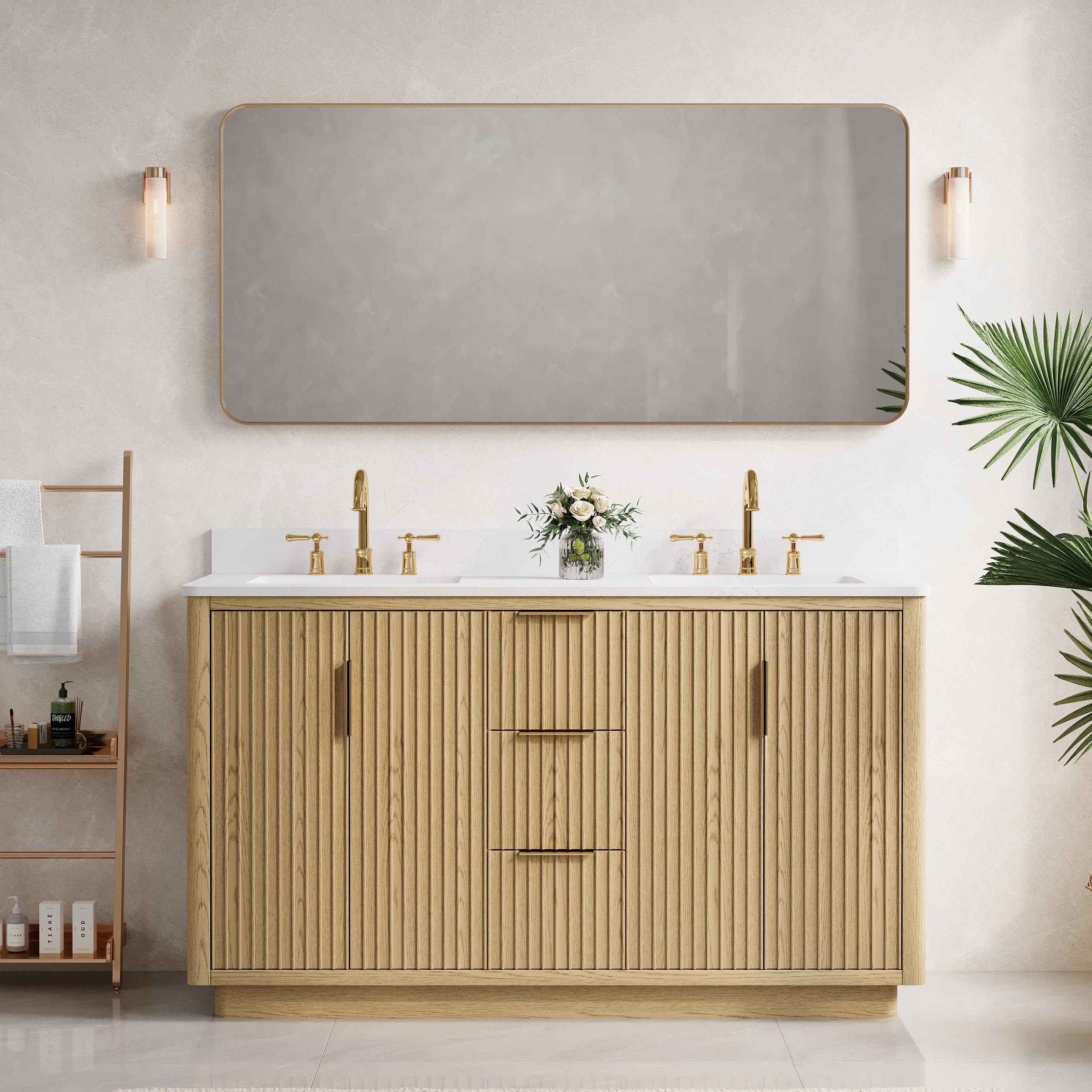 WELLFOR VEX-60TGY Bath-Vanity-Combo - View #3