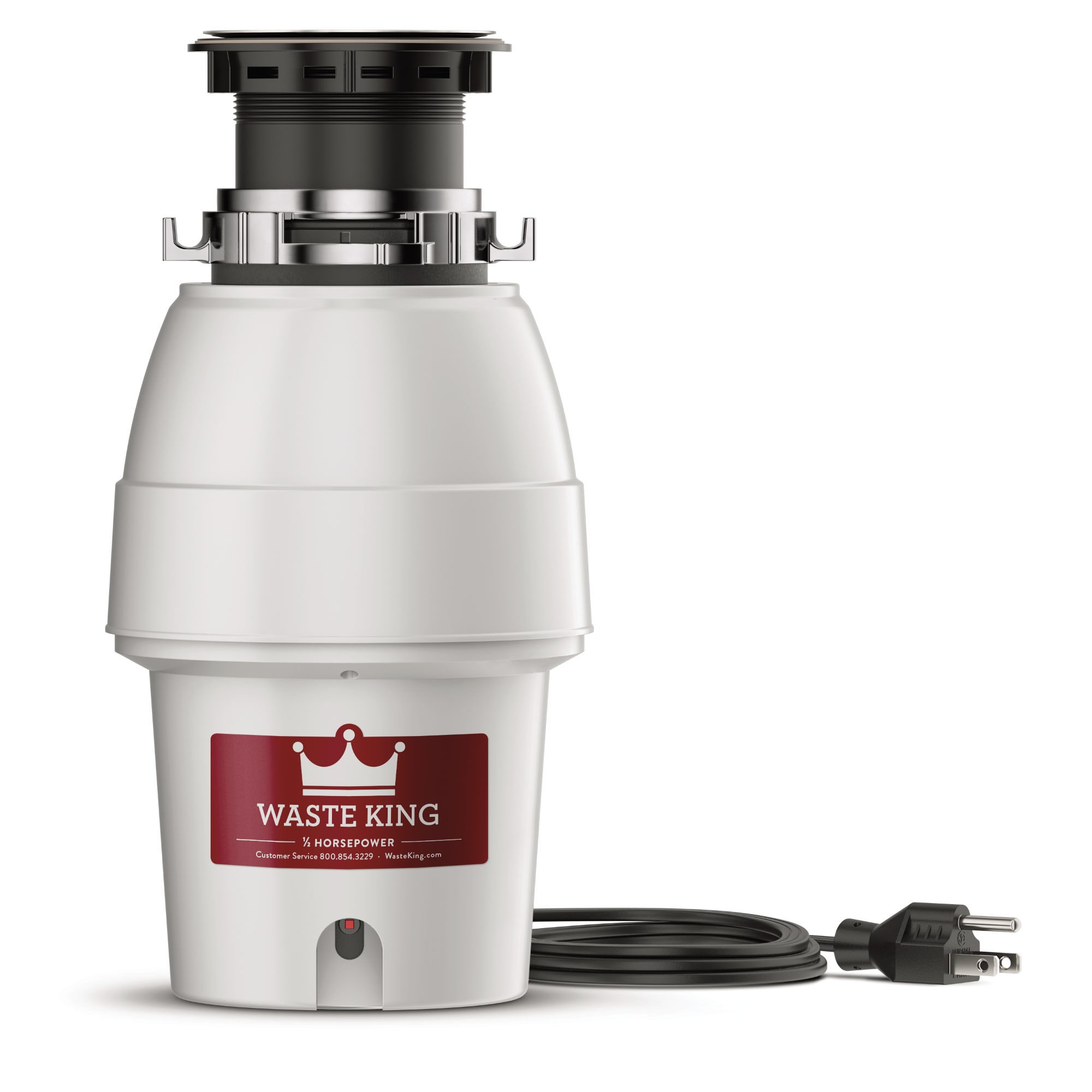 3hp King Hot Water Video - Waste King Legend Corded 1/2-HP Continuous Feed Noise Insulation Garbage  Disposal in the Garbage Disposals department at Lowes.com