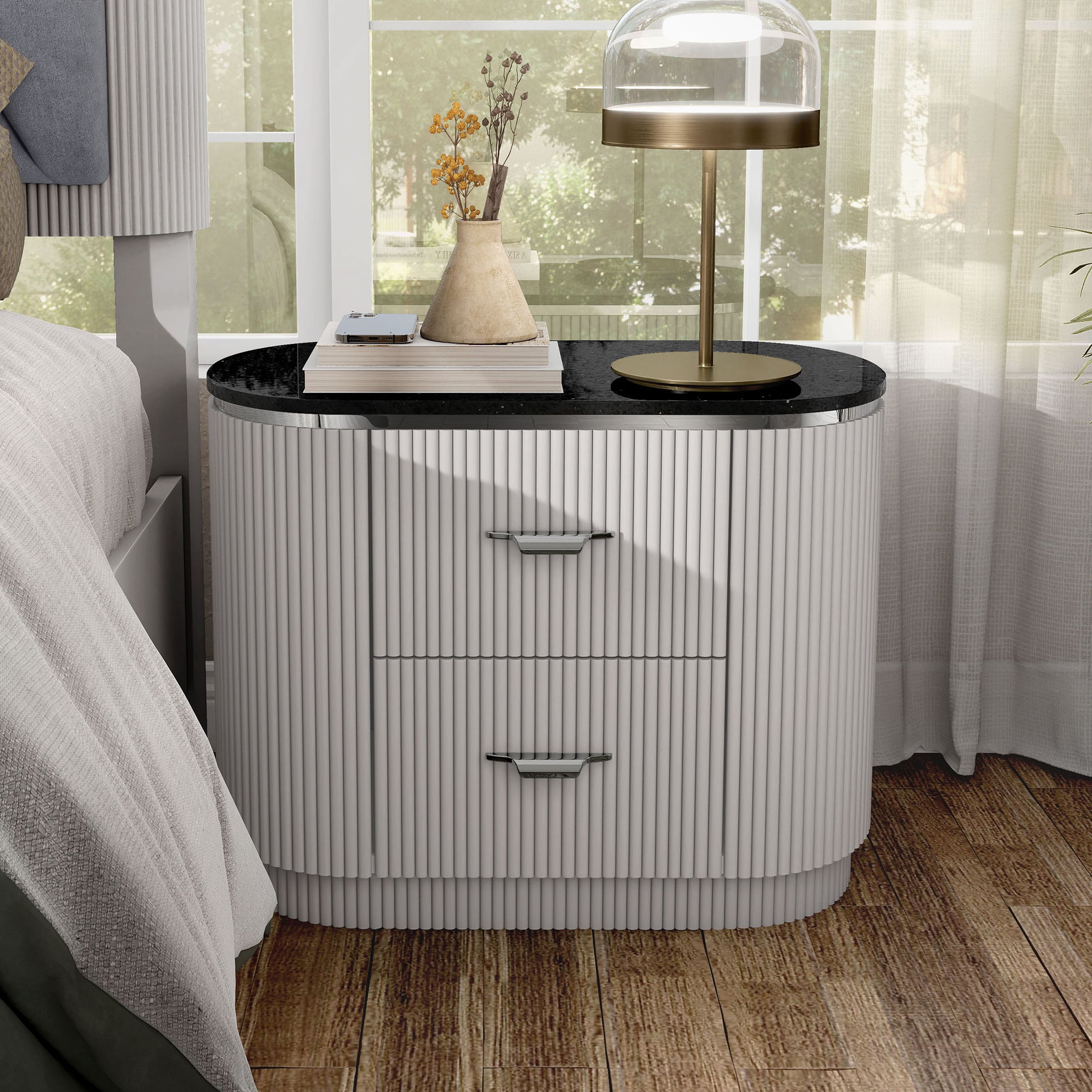 Furniture of America IDF-N7244GY-N nightstands - View #4