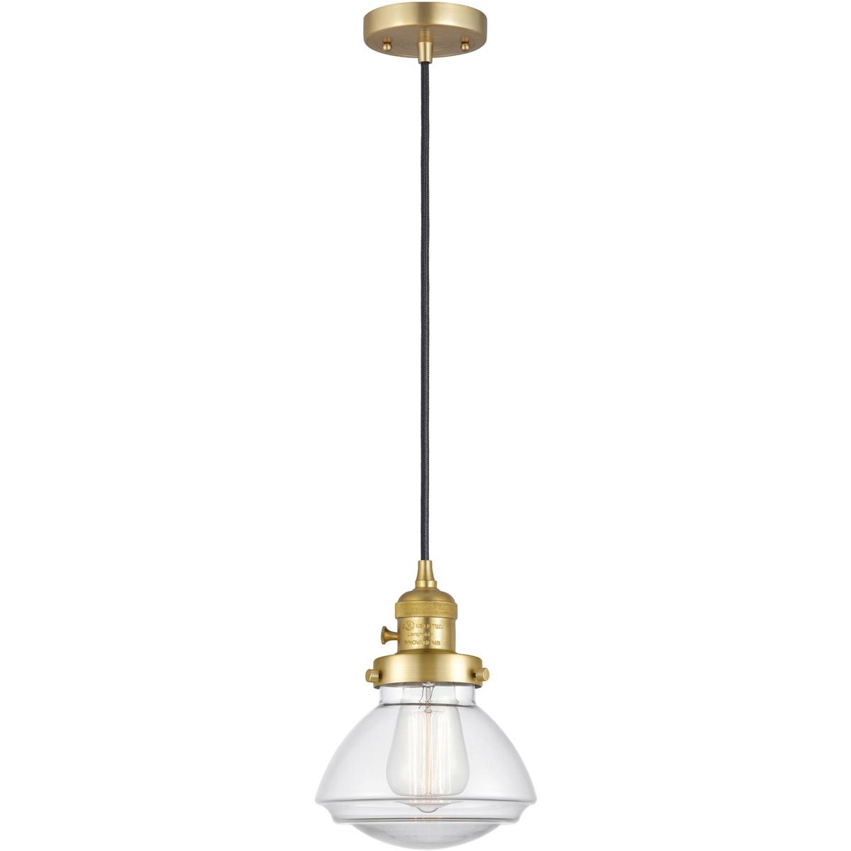 Innovations Lighting 2344465 201CSW-SG-G322-LED Franklin Restoration Olean Mini Pendant