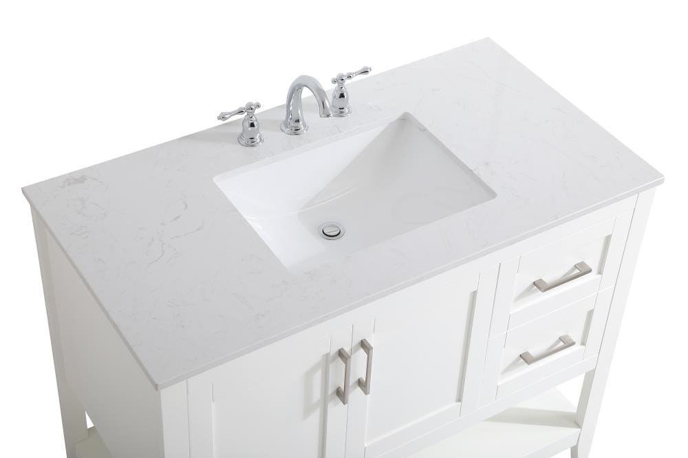 Elegant Decor FI48042WH Bath-Vanity-Combo - View #6