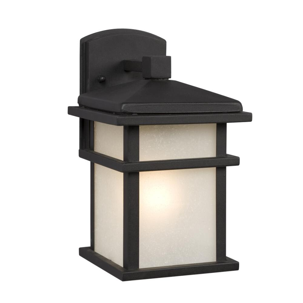 Galaxy Lighting 314480BK 1 -Light 10.5-in H Black Hardwired Outdoor Wall Light