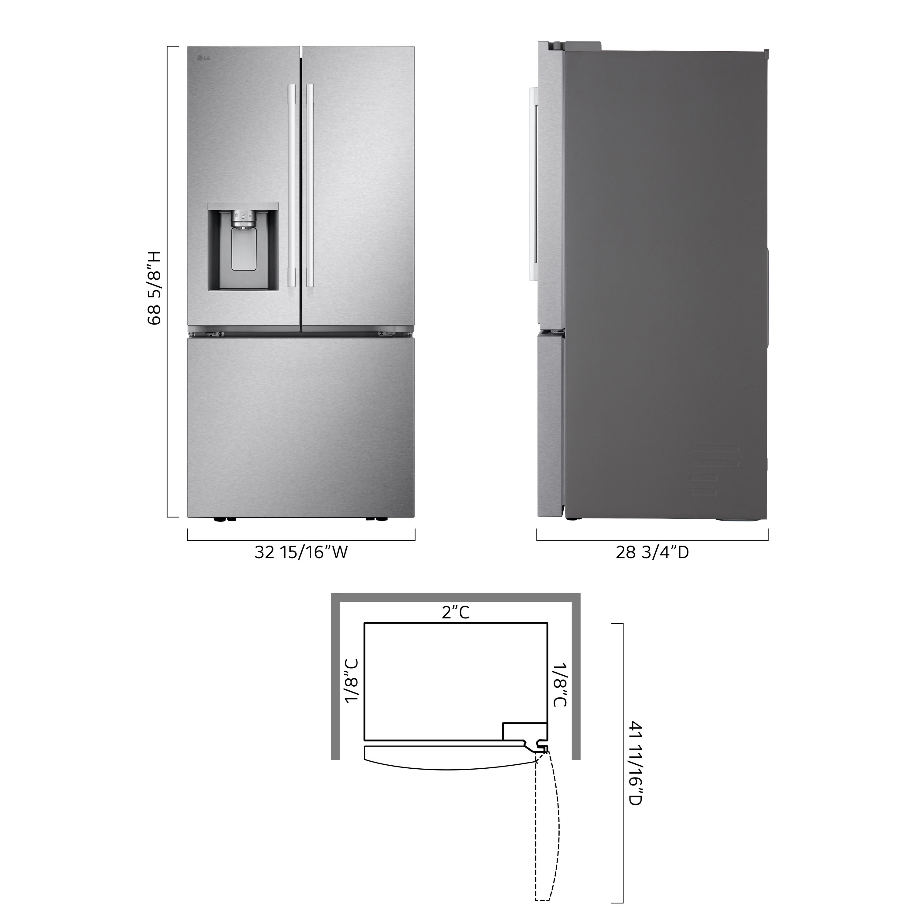 LG LF20G6331S French-Door-Refrigerators - View #20