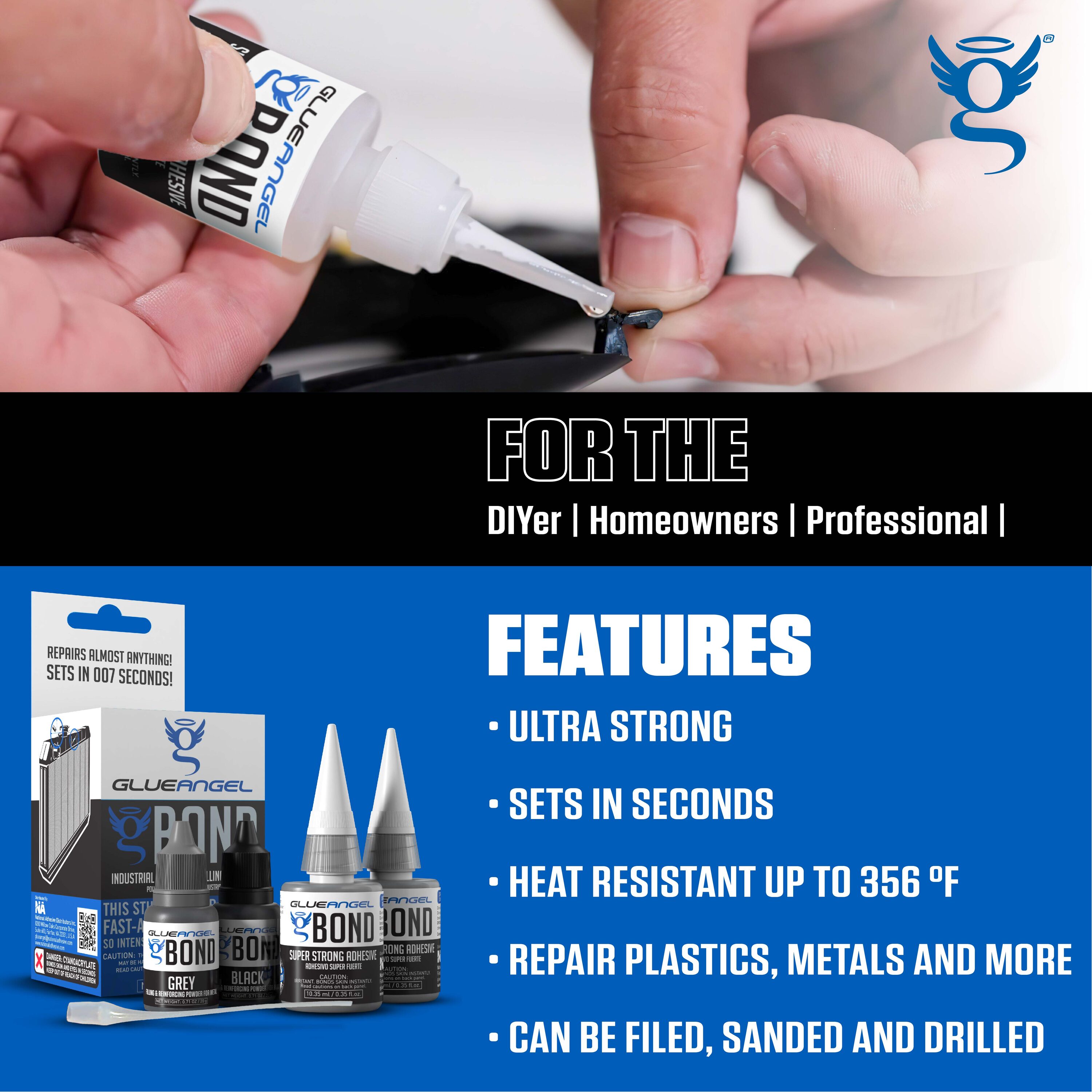 Glue Angel 77GBON5028 Multipurpose-Adhesive - View #3