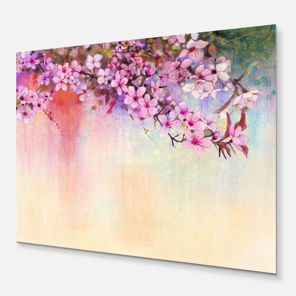 Designart 30-in H x 40-in W Floral Metal Print at Lowes.com