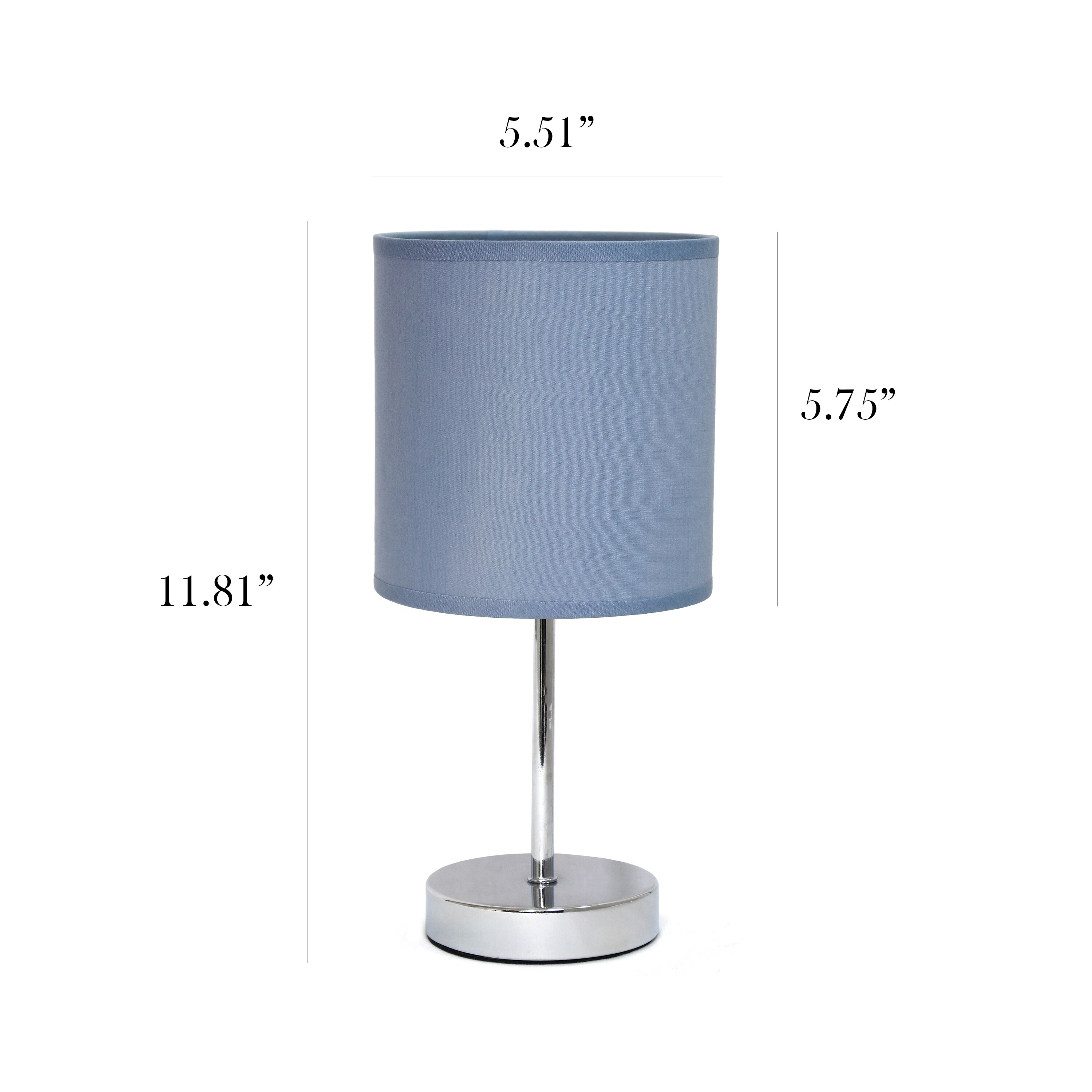 Simple Designs LT2007-PRP-LB Table-Lamps - View #3