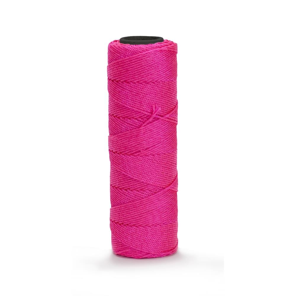 Stringliner Company 35162 Braided Construction Line Fluorescent Pink for sale online