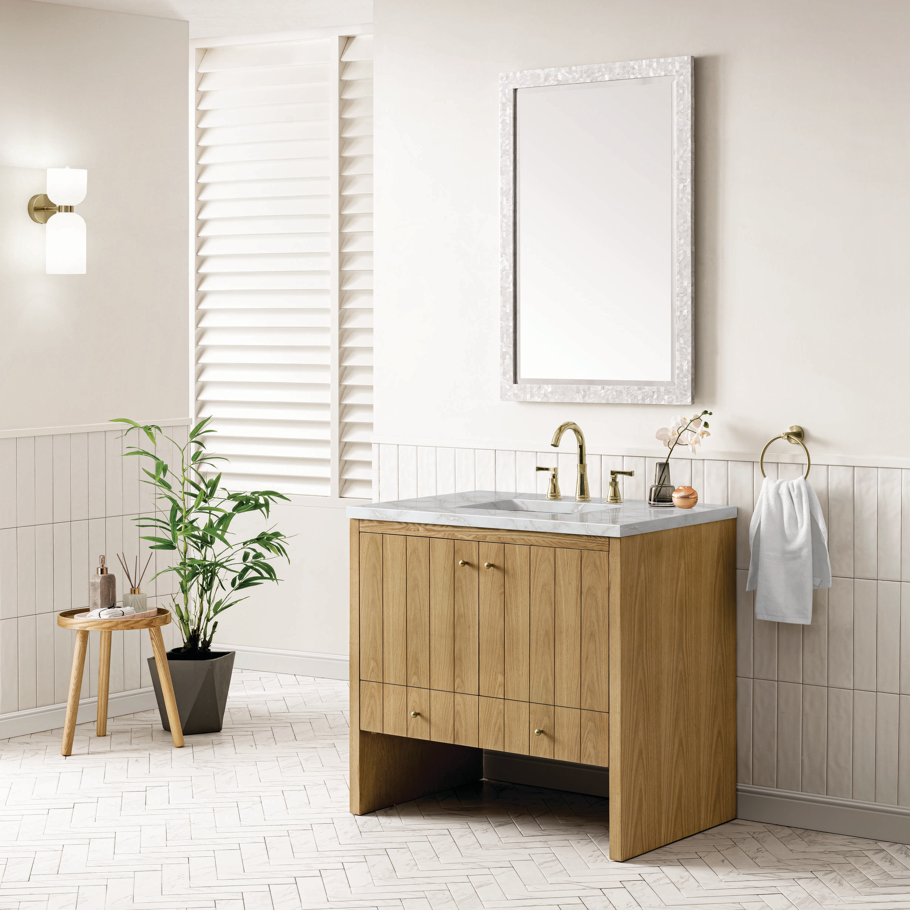James Martin Vanities 435-V36-LNO-3VSL Bath-Vanity-Combo - View #3