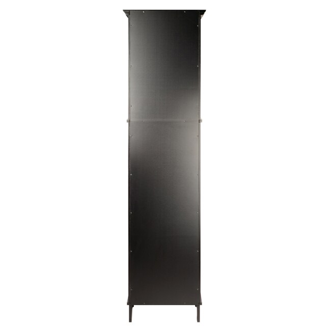 Winsome Wood Alps 18.11-in W x 70.87-in H x 12.99-in D Black Composite Freestanding Linen Cabinet Winsome Wood Alps 18.11-in W x 70.87-in H x 12.99-in D Black Composite Freestanding Linen Cabinet
