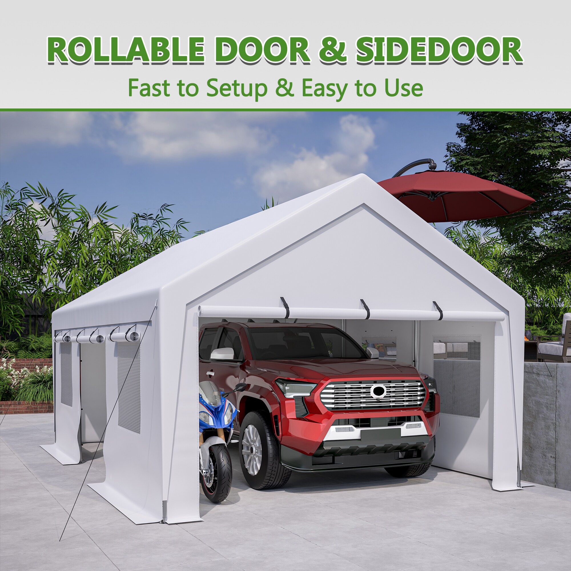 Siavonce XHW1212S00039 Carport-Covers - View #18