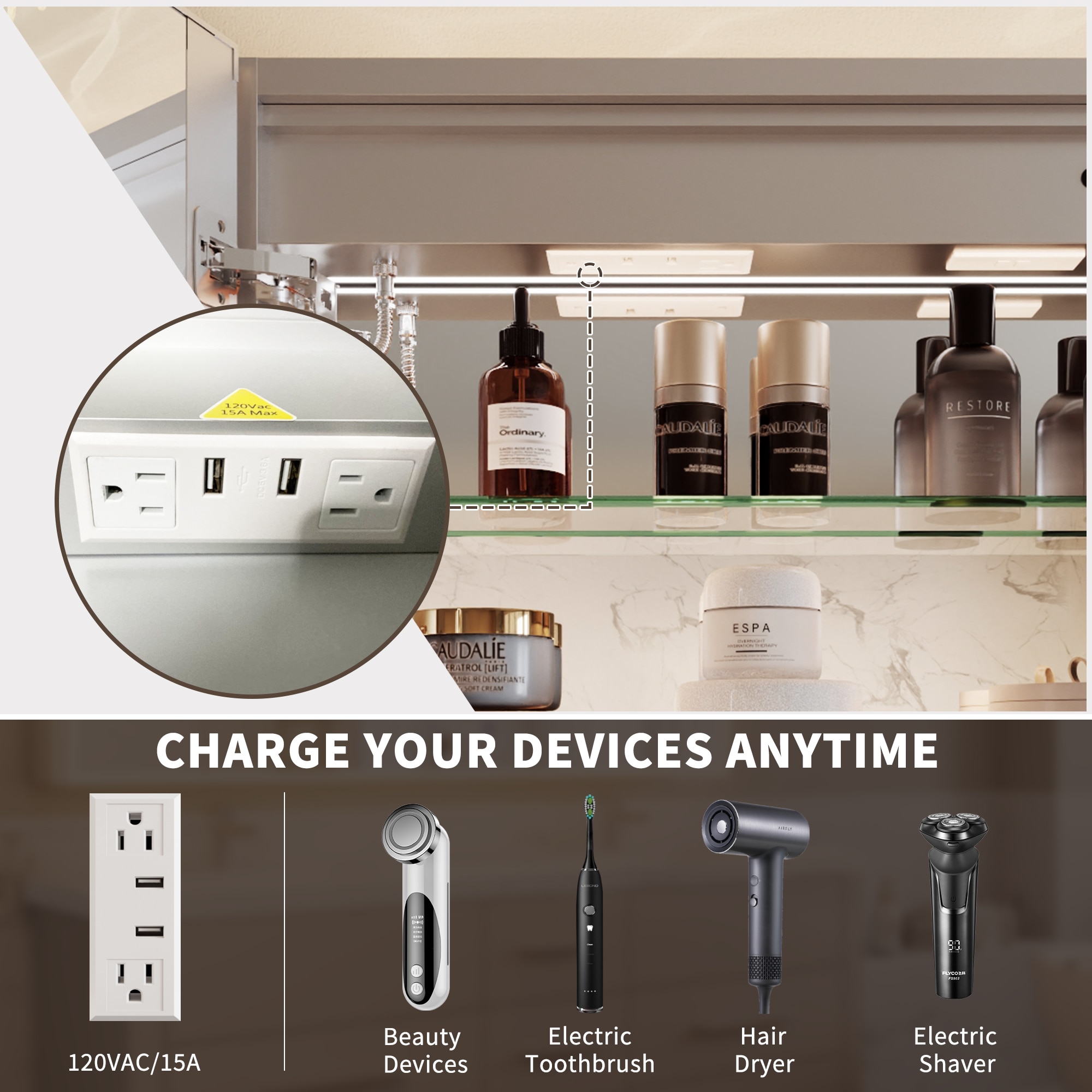 ExBrite EXMC5436V12TX Bathroom-Medicine-Cabinets - View #10