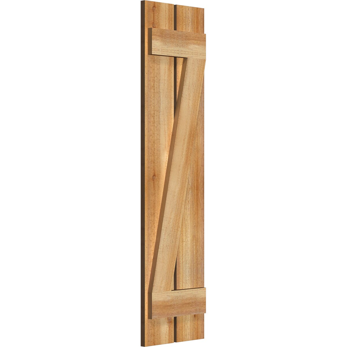 Ekena Millwork RBS06Z11X044RWR Exterior-Shutters - View #2