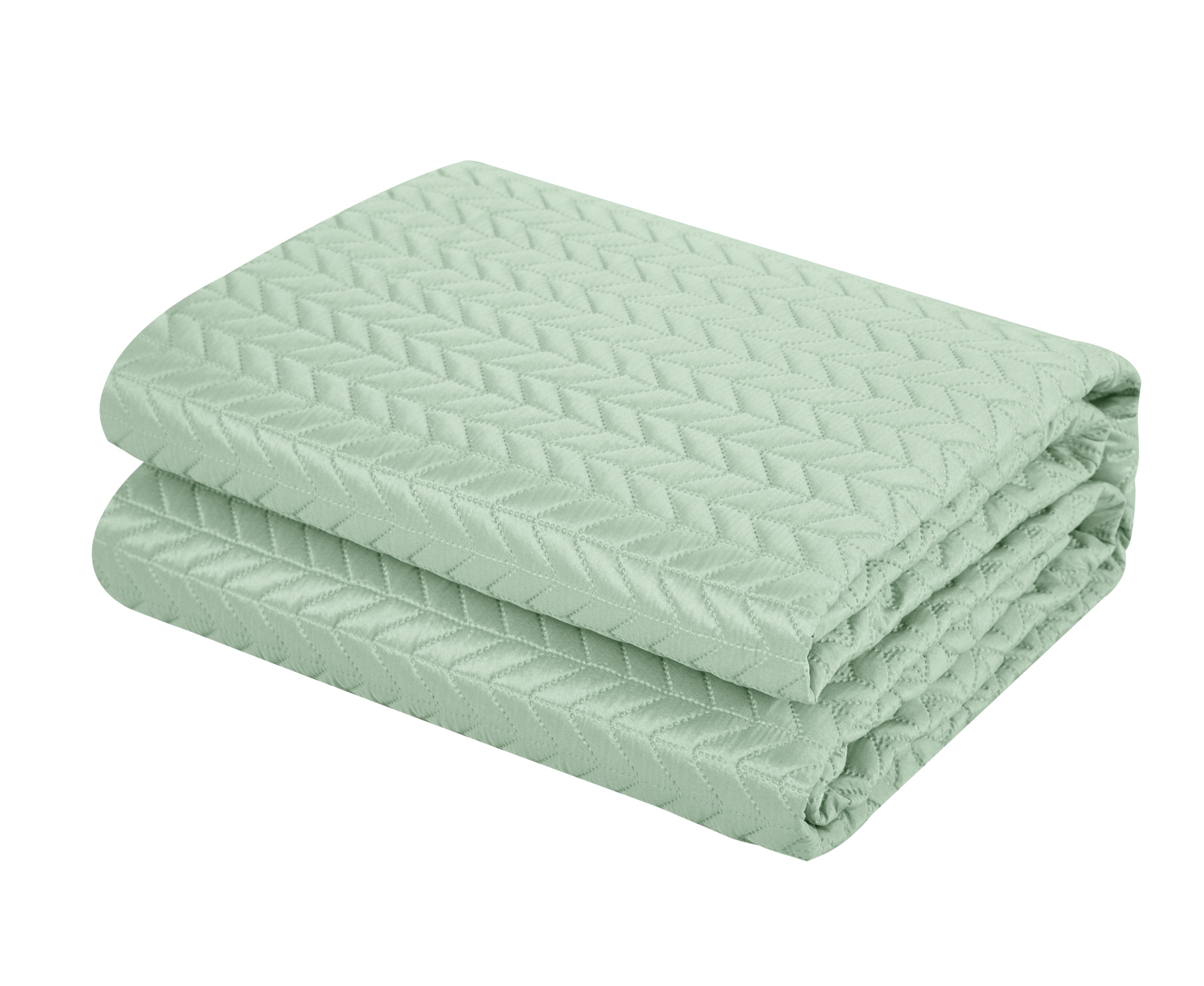 Chic Home Design Weaverland 3-Piece Green Queen Quilt Set in the ...