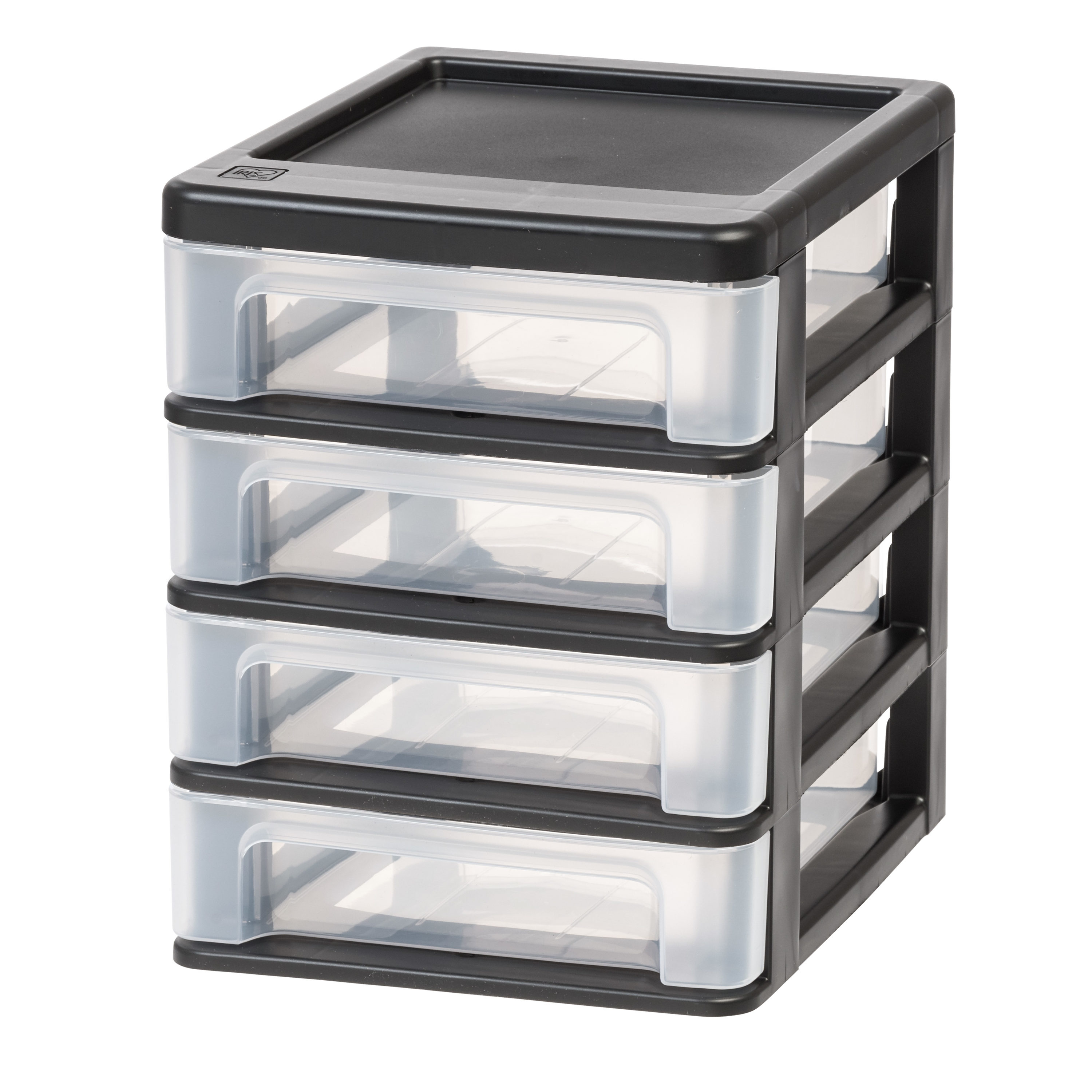 clear 6-compartment multipurpose organizer 6.75in x 3.75in
